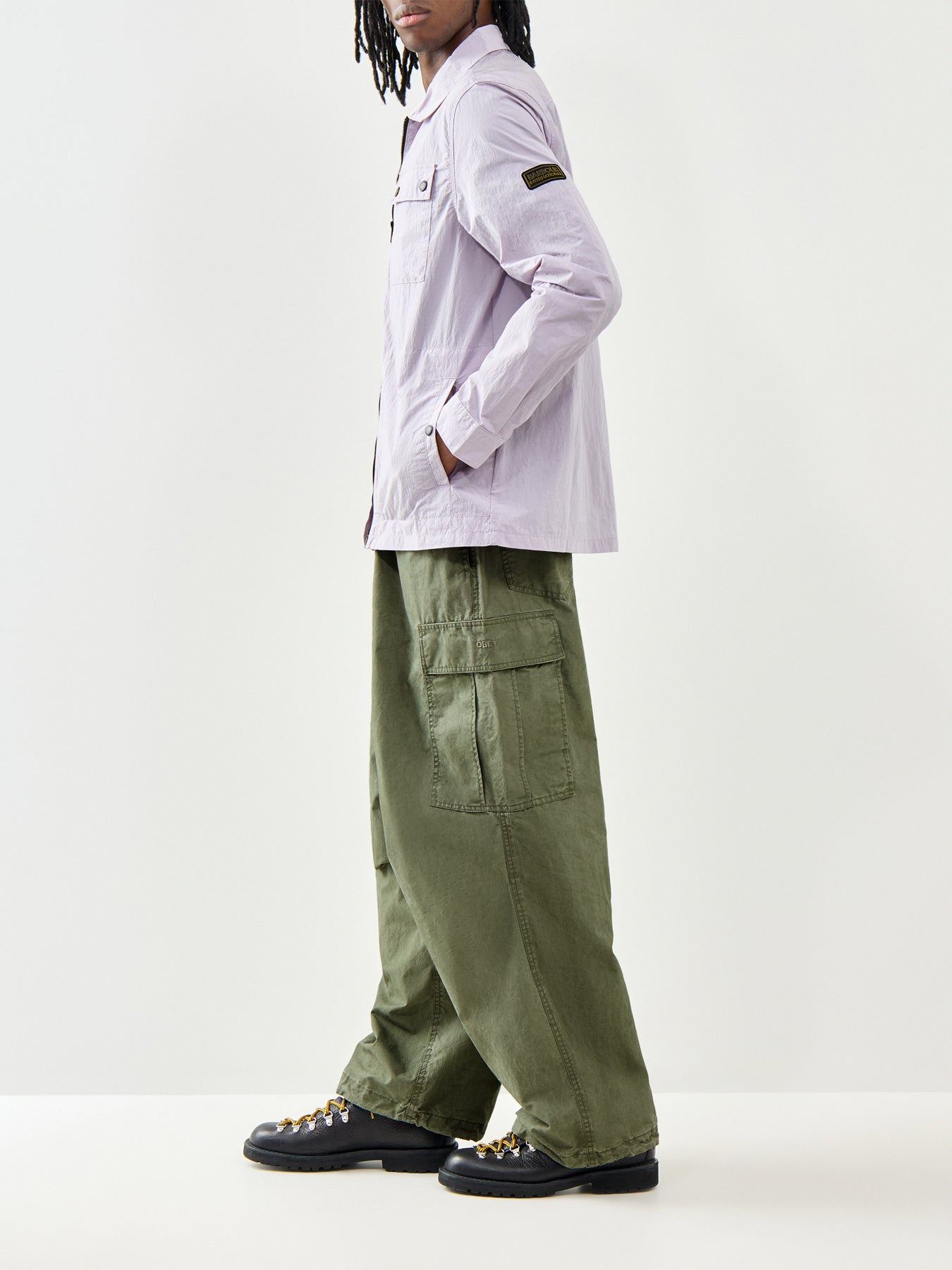 Barbour International Inline Overshirt Thistle