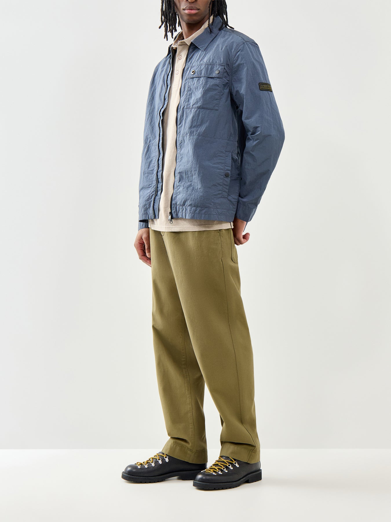 Barbour International Inline Overshirt Storm Grey