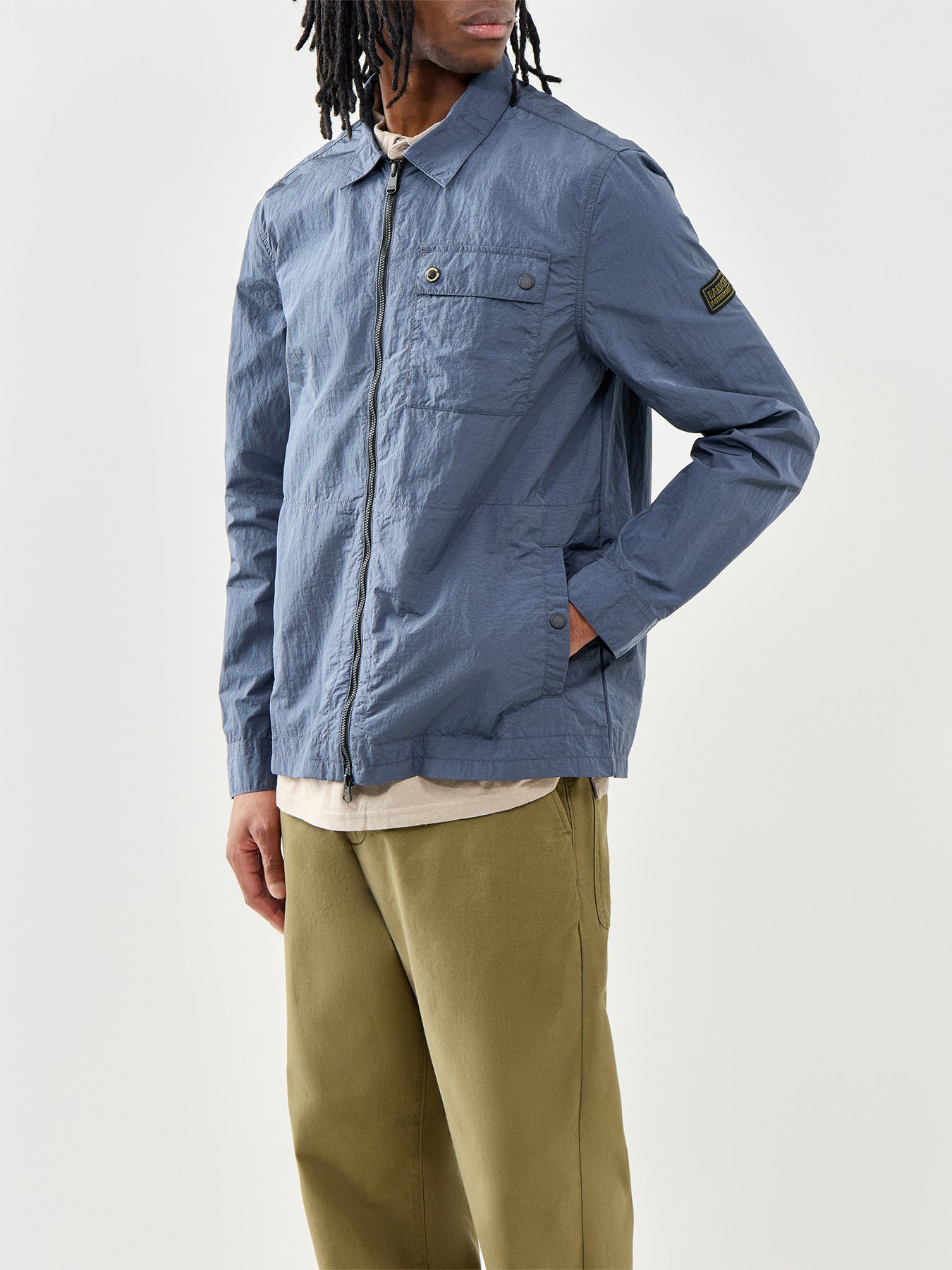 Barbour International Inline Overshirt Storm Grey