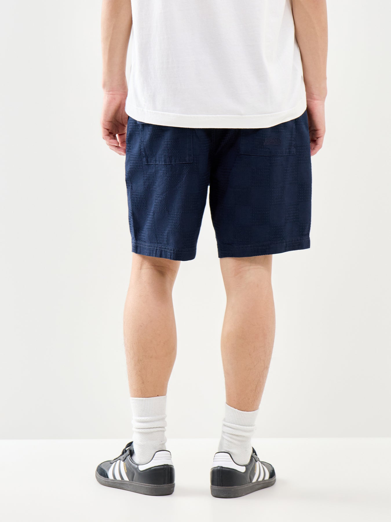 Blackstreak Jacquard Shorts Navy