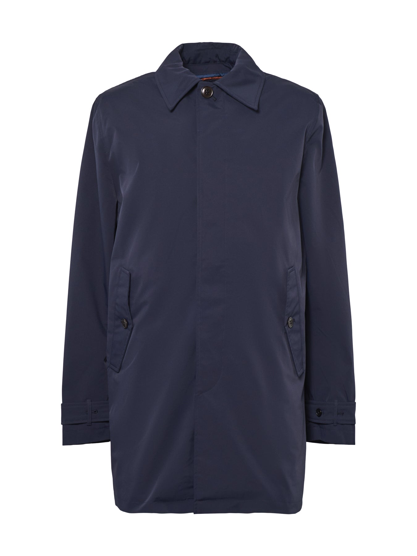 Zip Coat with Removable Lining Navy