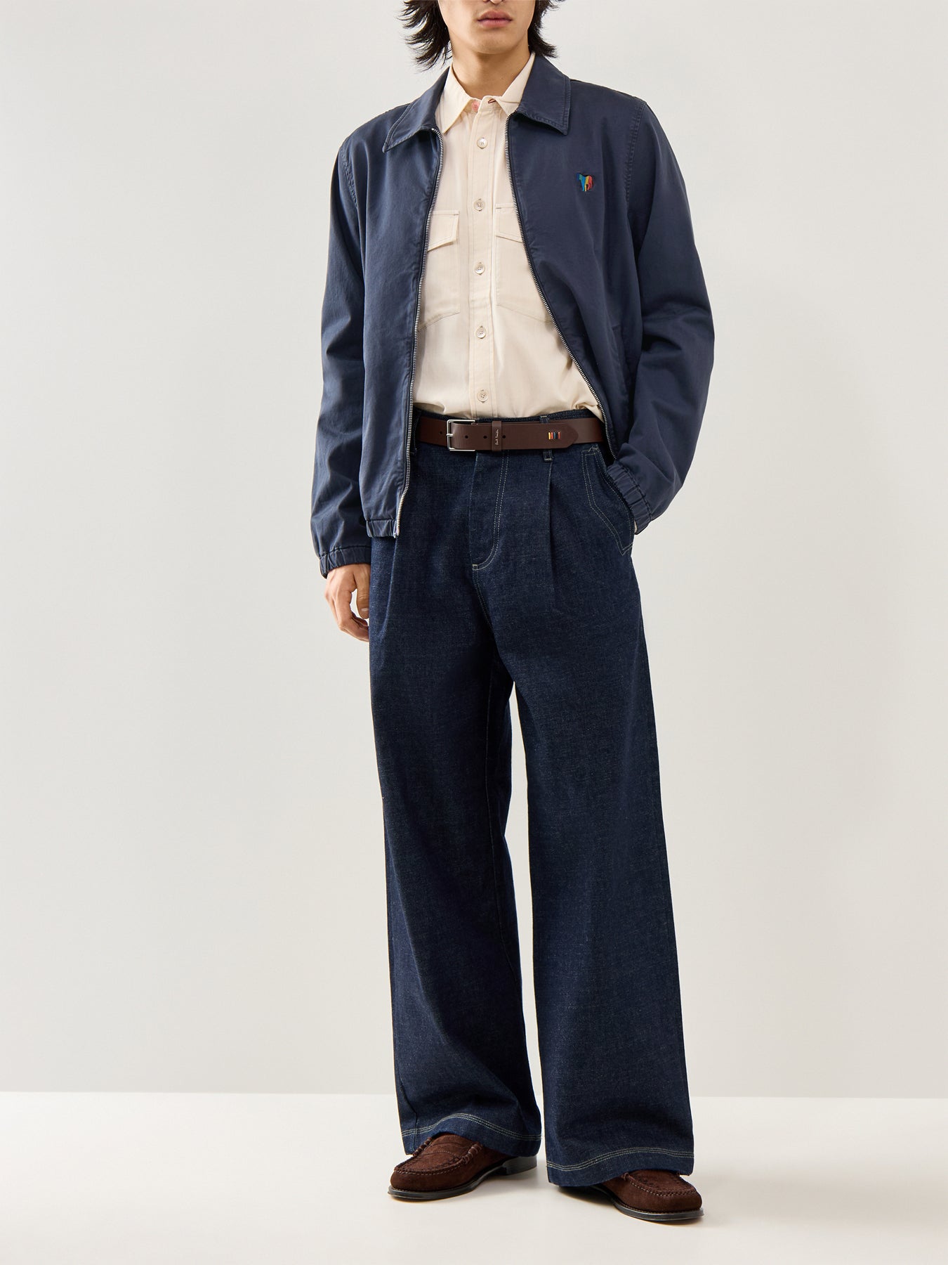 Soft Touch Double Pocket Shirt White