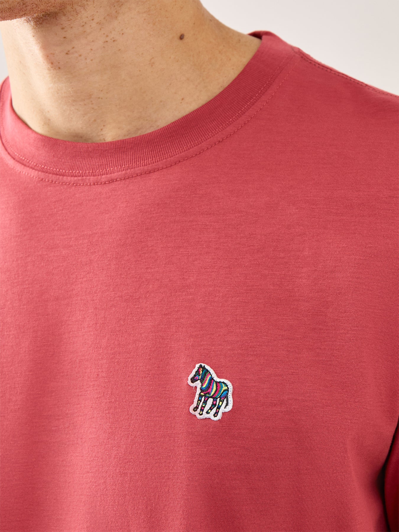 Zebra Graphic T-Shirt Pink