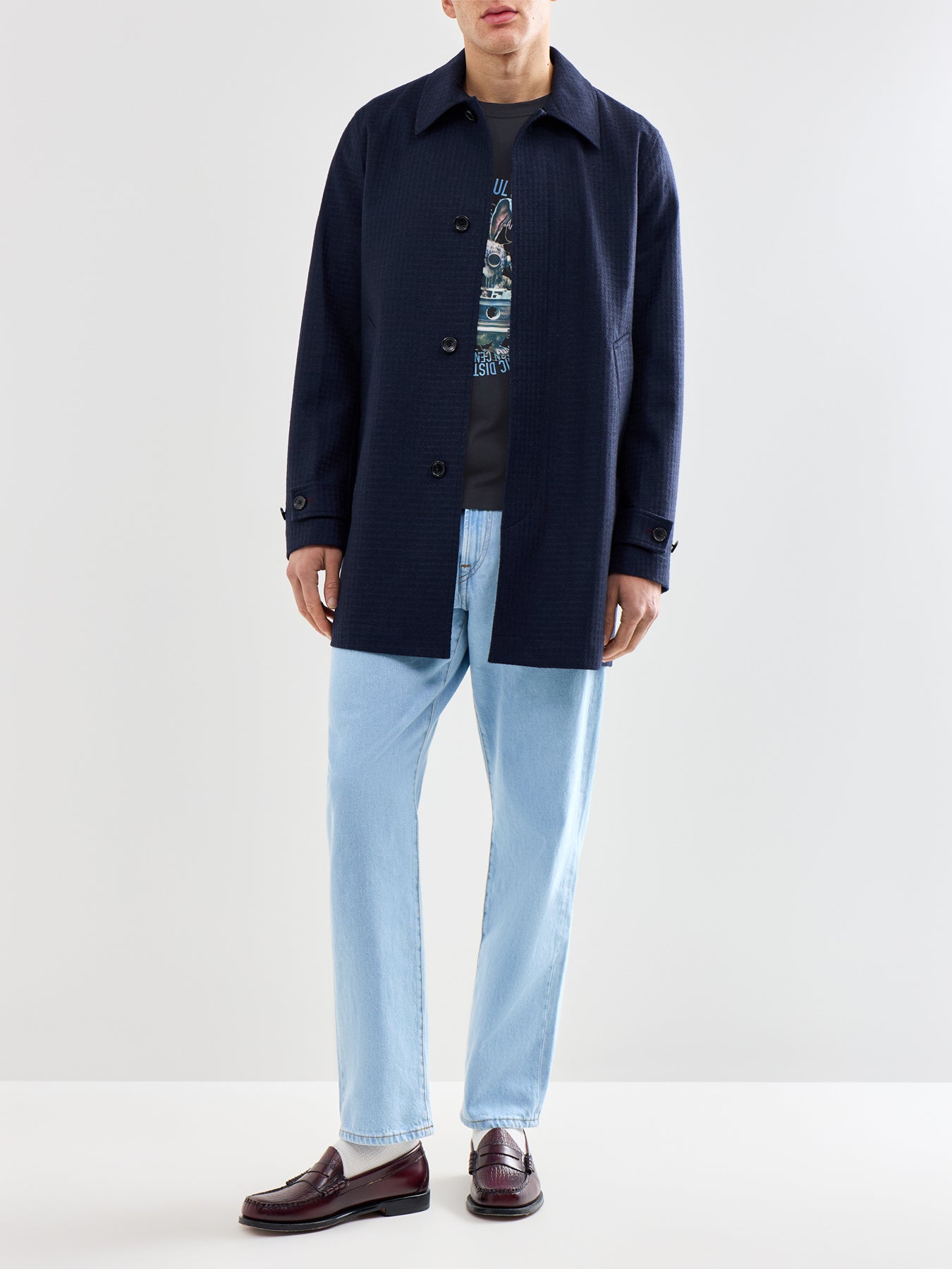 Tapered Fit Jeans Blue