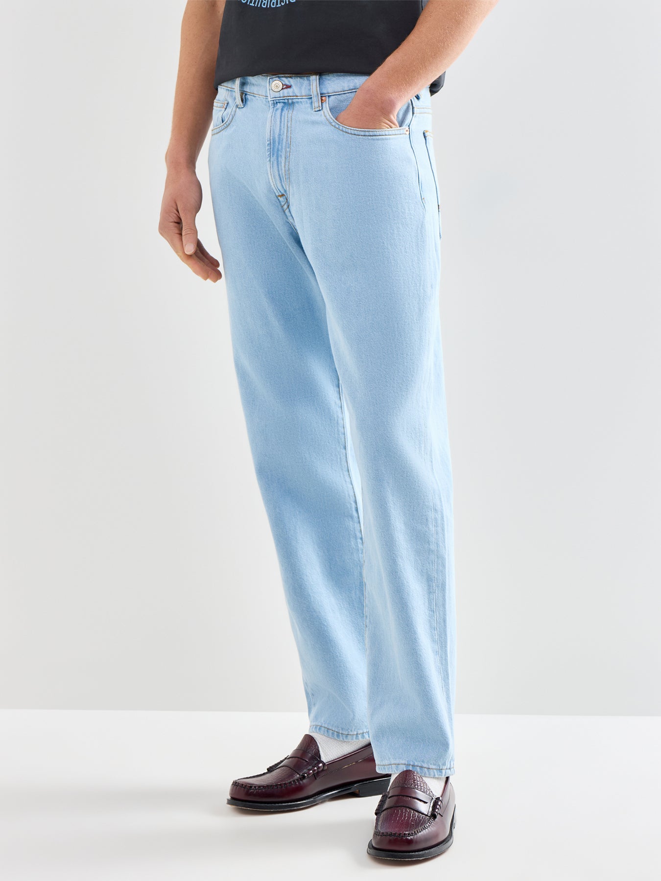 Tapered Fit Jeans Blue