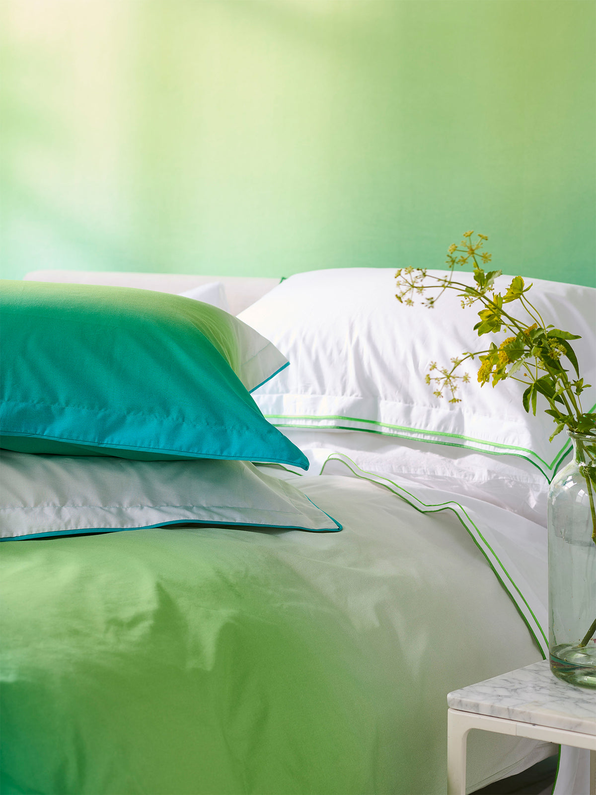 Oxford Cotton Percale Pillowcases Set of 2 50 x 75cm