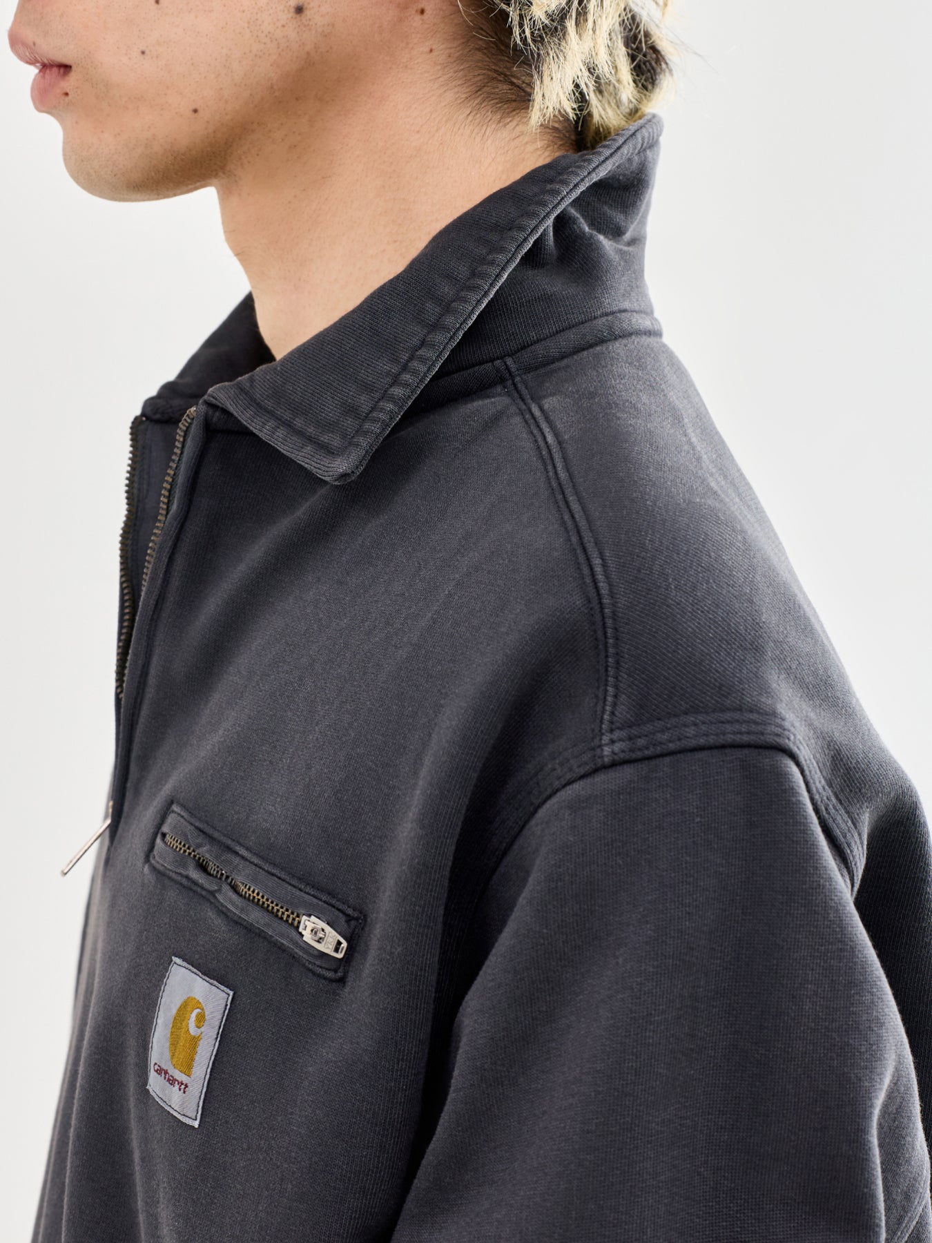 Half Zip Sweatshirt Black