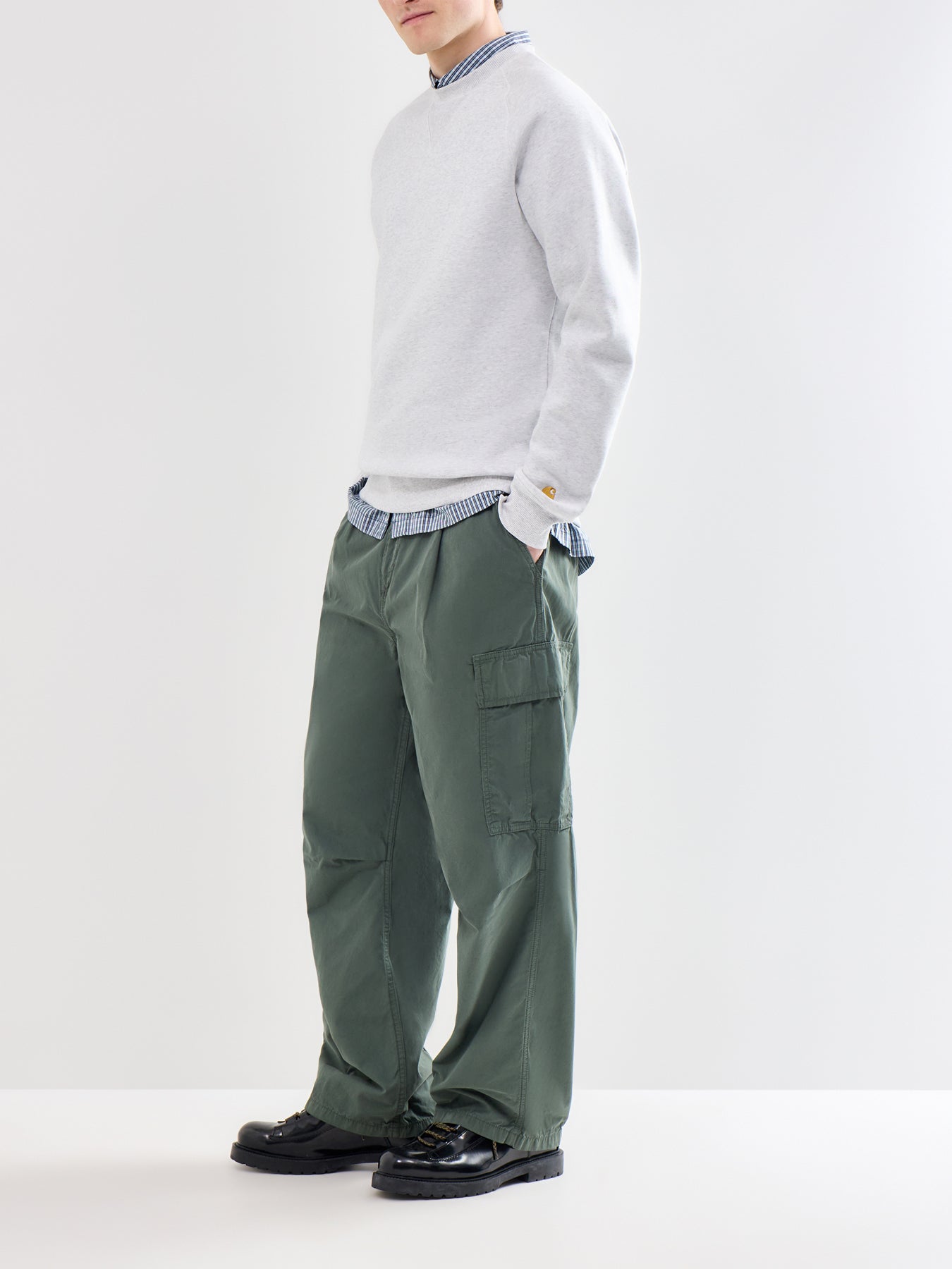 Cole Cargo Trousers Green