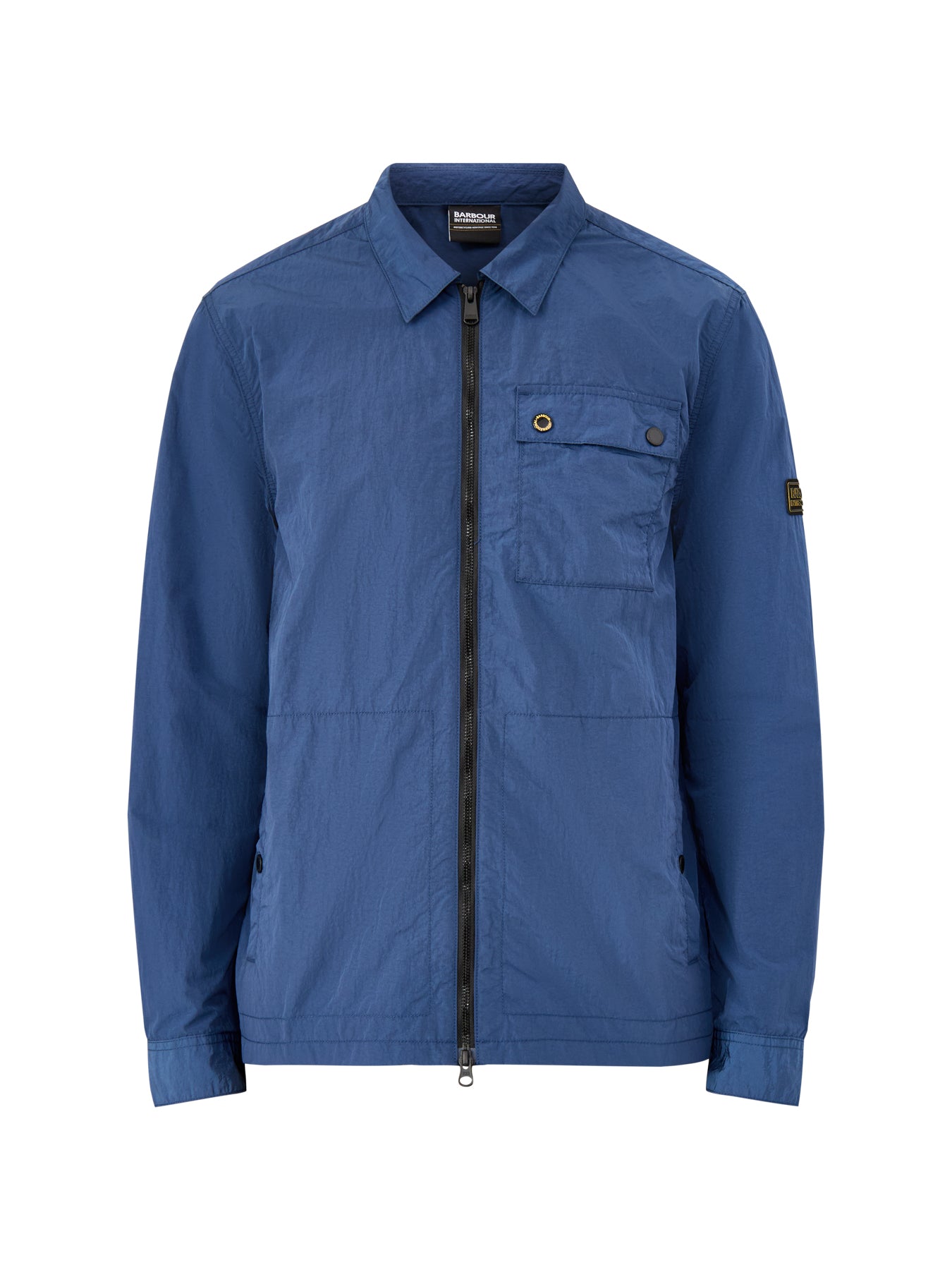 Inline Cotton Overshirt Blue