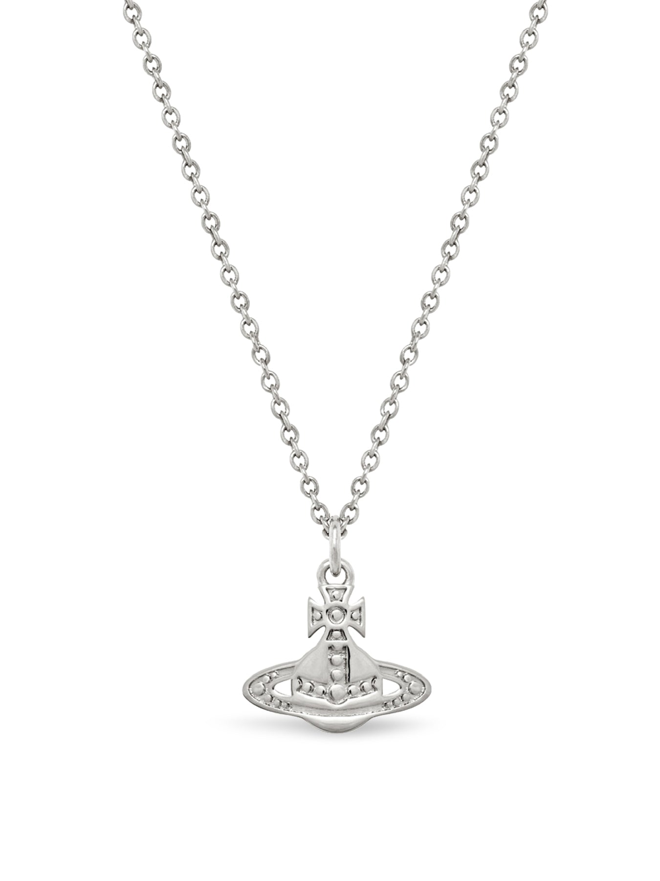 Signature Pendant Necklace Silver