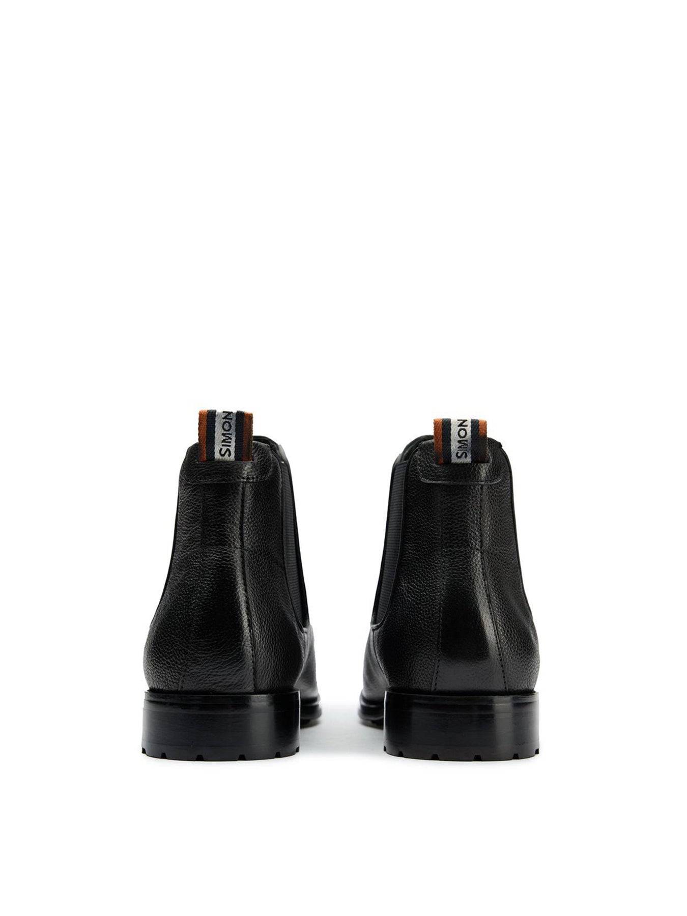 Clover Leather Chelsea Boots Black