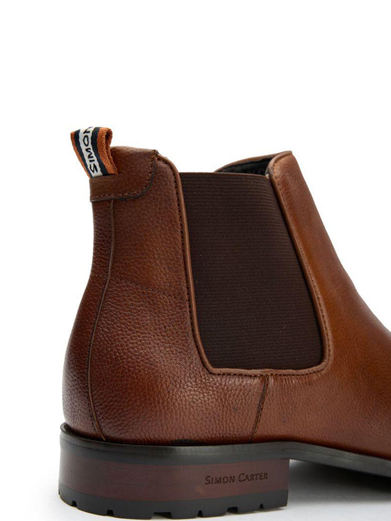 Clover Leather Chelsea Boots Tan