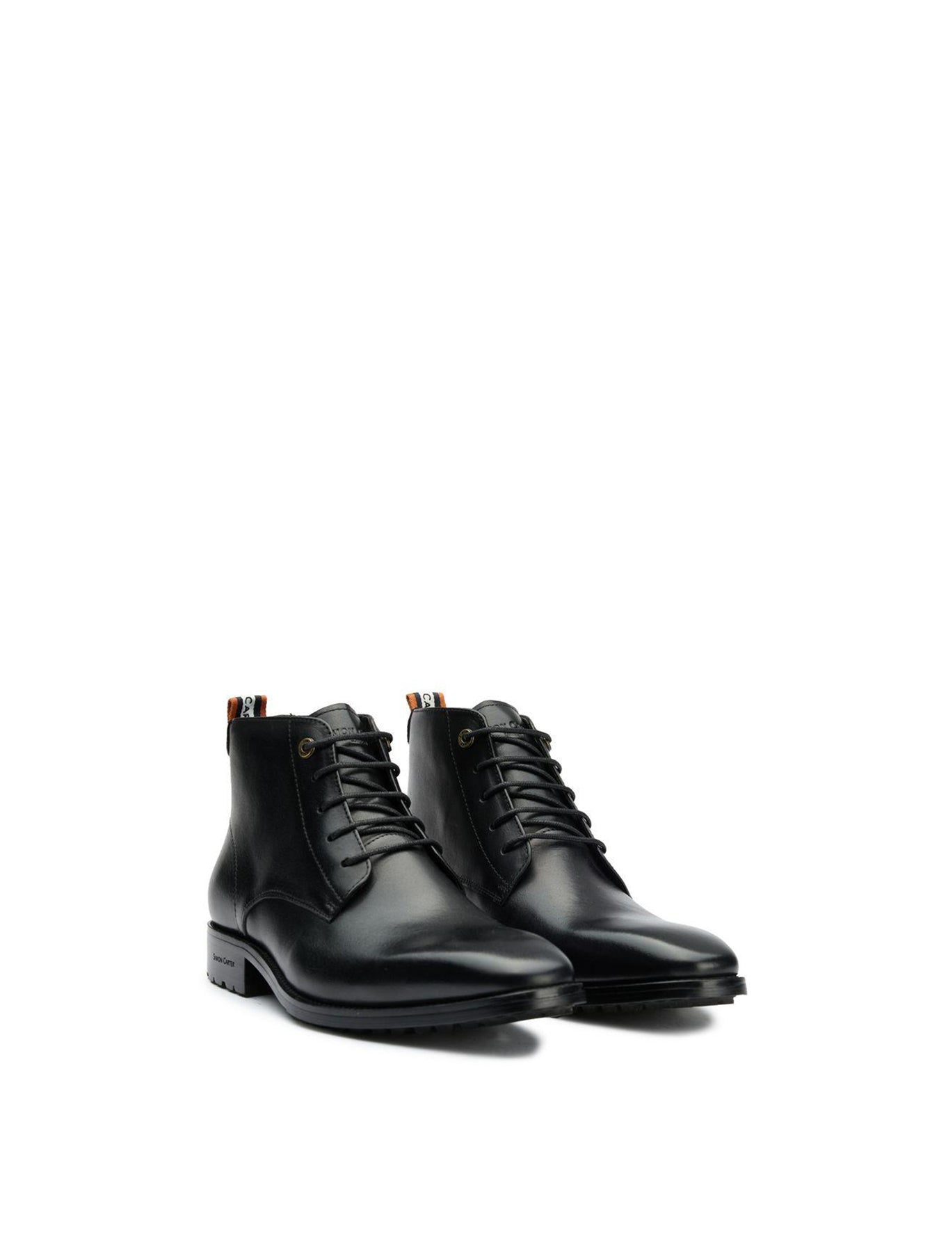 Daisy Leather Chukka Boots Black