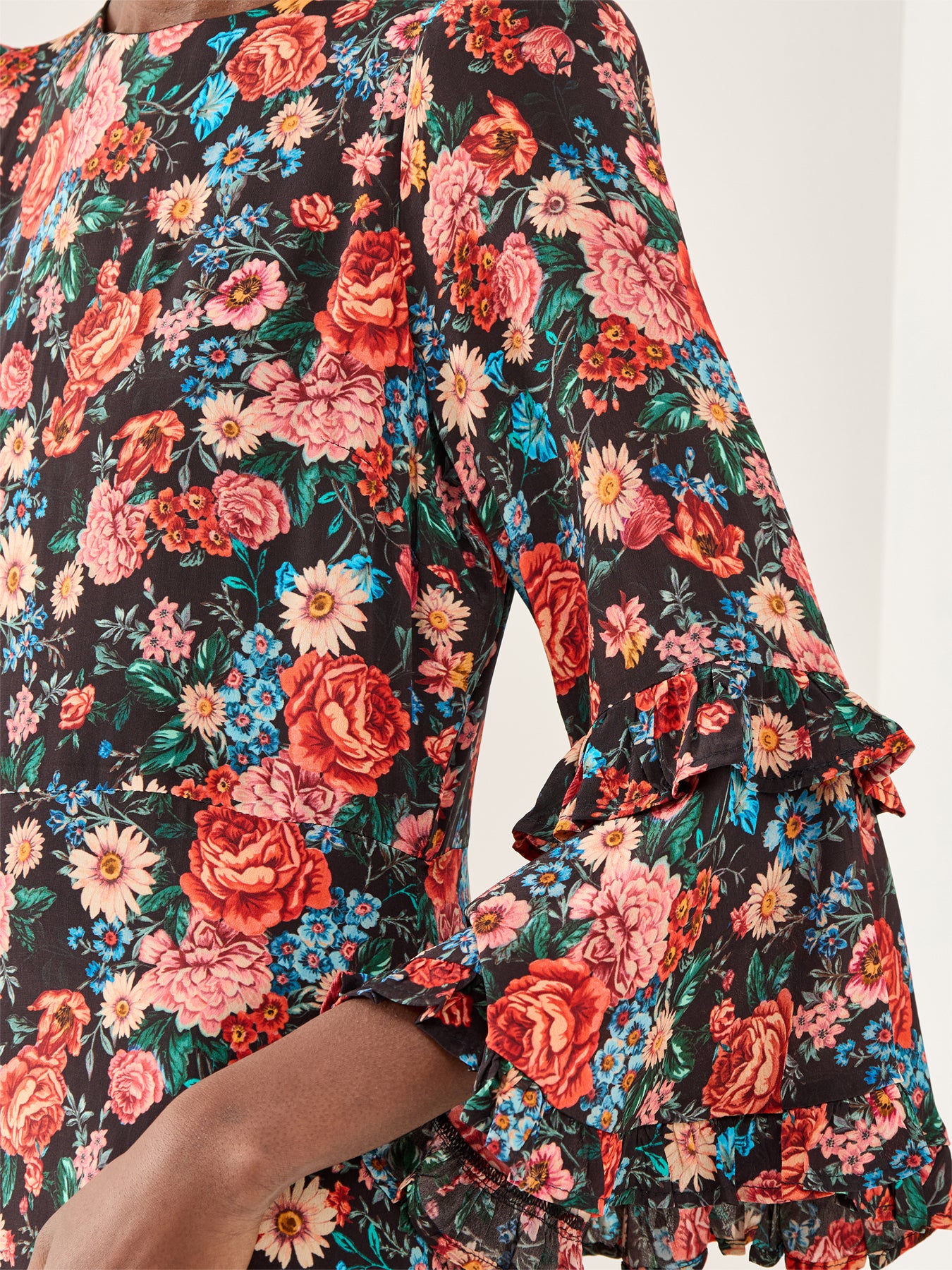 Claudia Dutch Print Maxi Blue