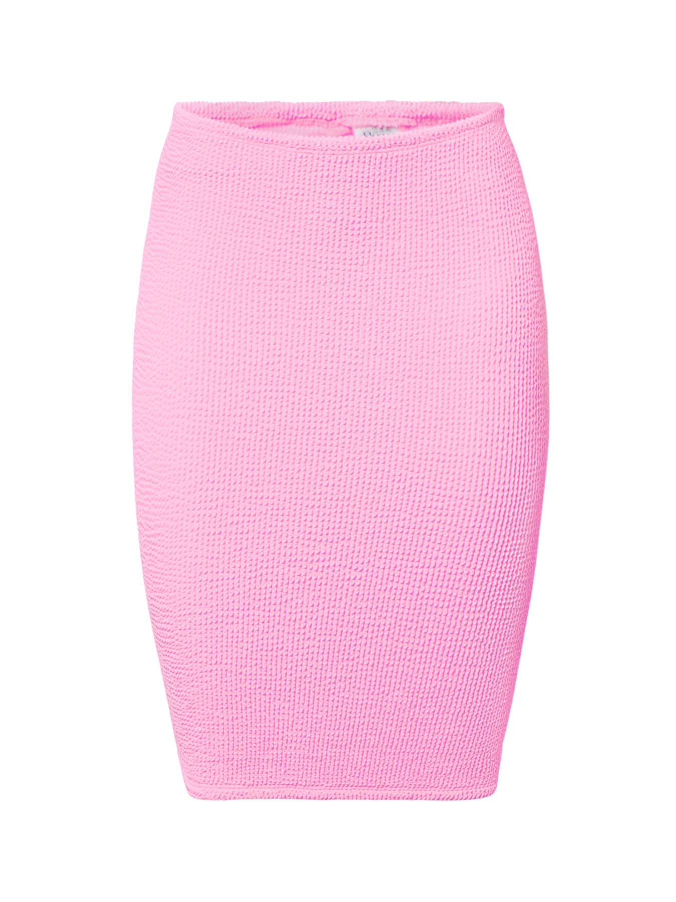 Ribbed Mini Skirt Pink