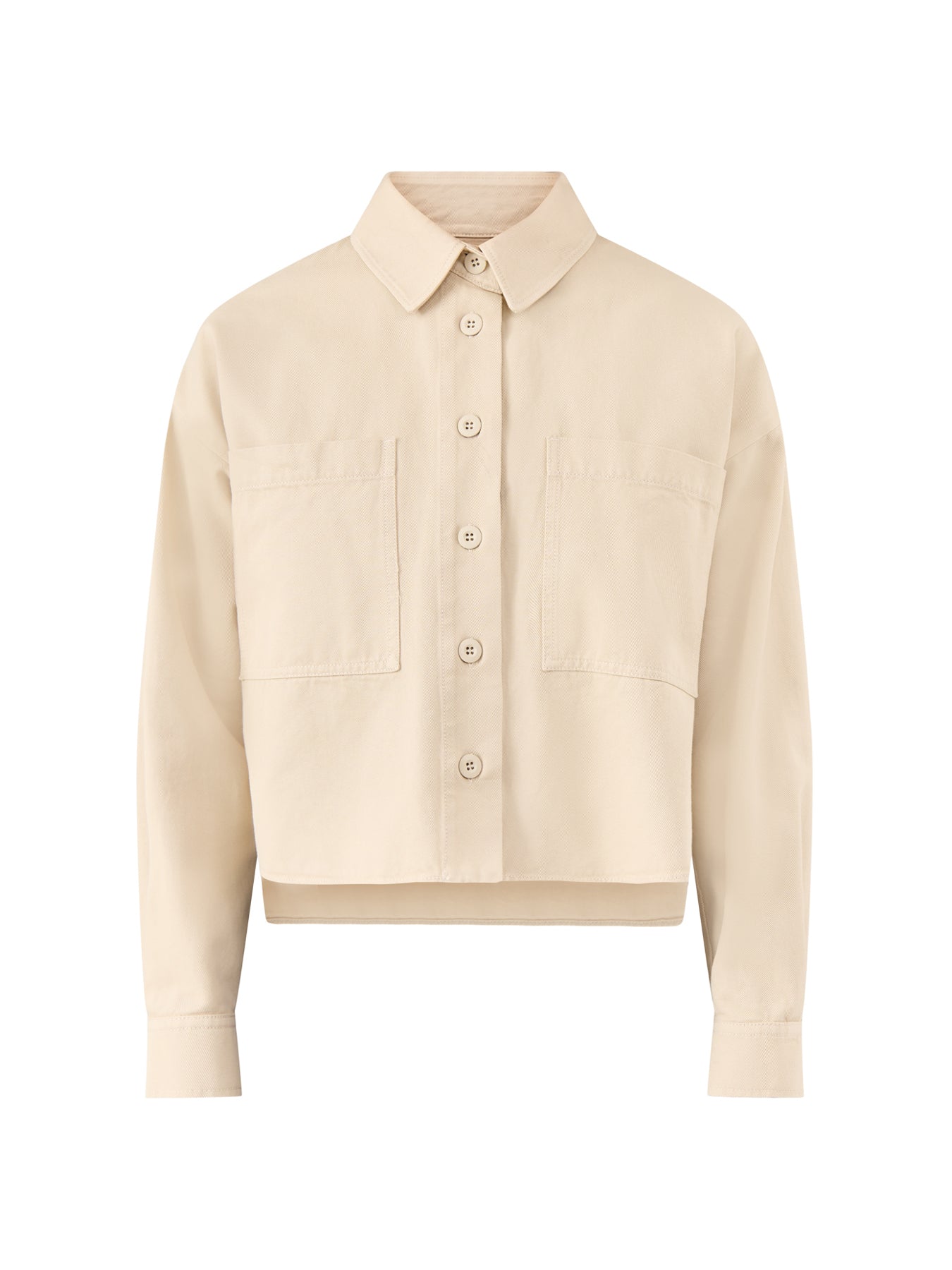 Radente Button Down Cotton Shirt Cream