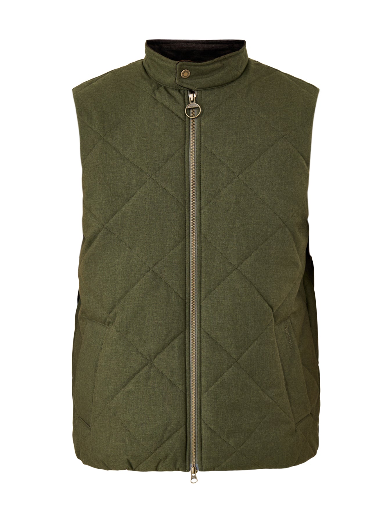 City Harrington Quilted Gilet Olive
