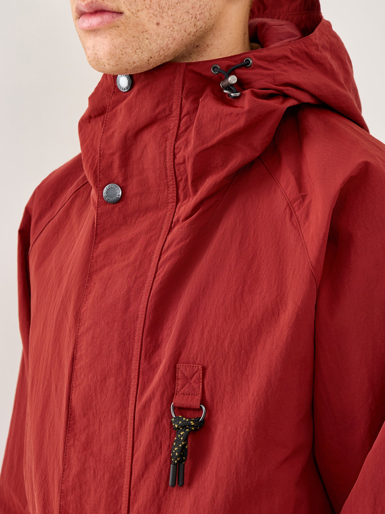 Rig Waterproof Shell Jacket Red