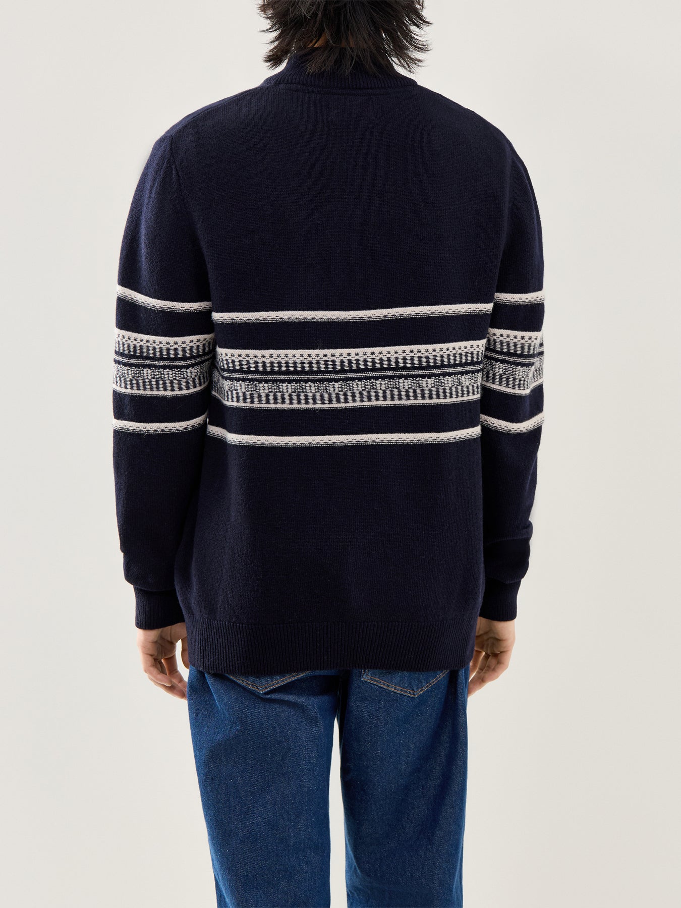 Kepwick Half Zip Jumper Navy