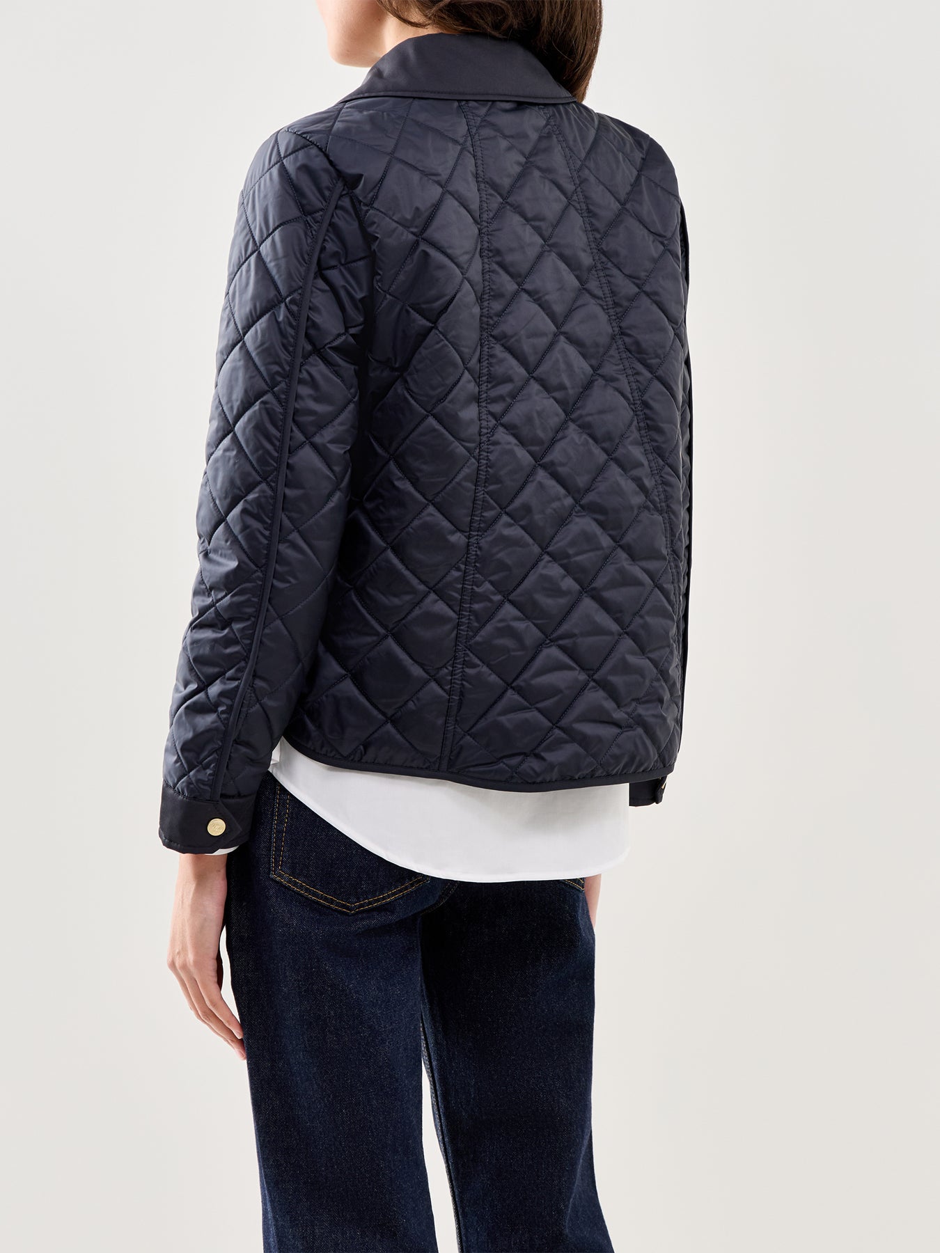 Asti Quilted Jacket Navy
