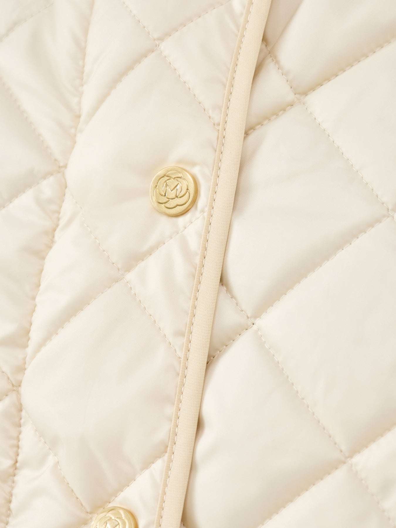 Racconto Quilted Jacket Cream