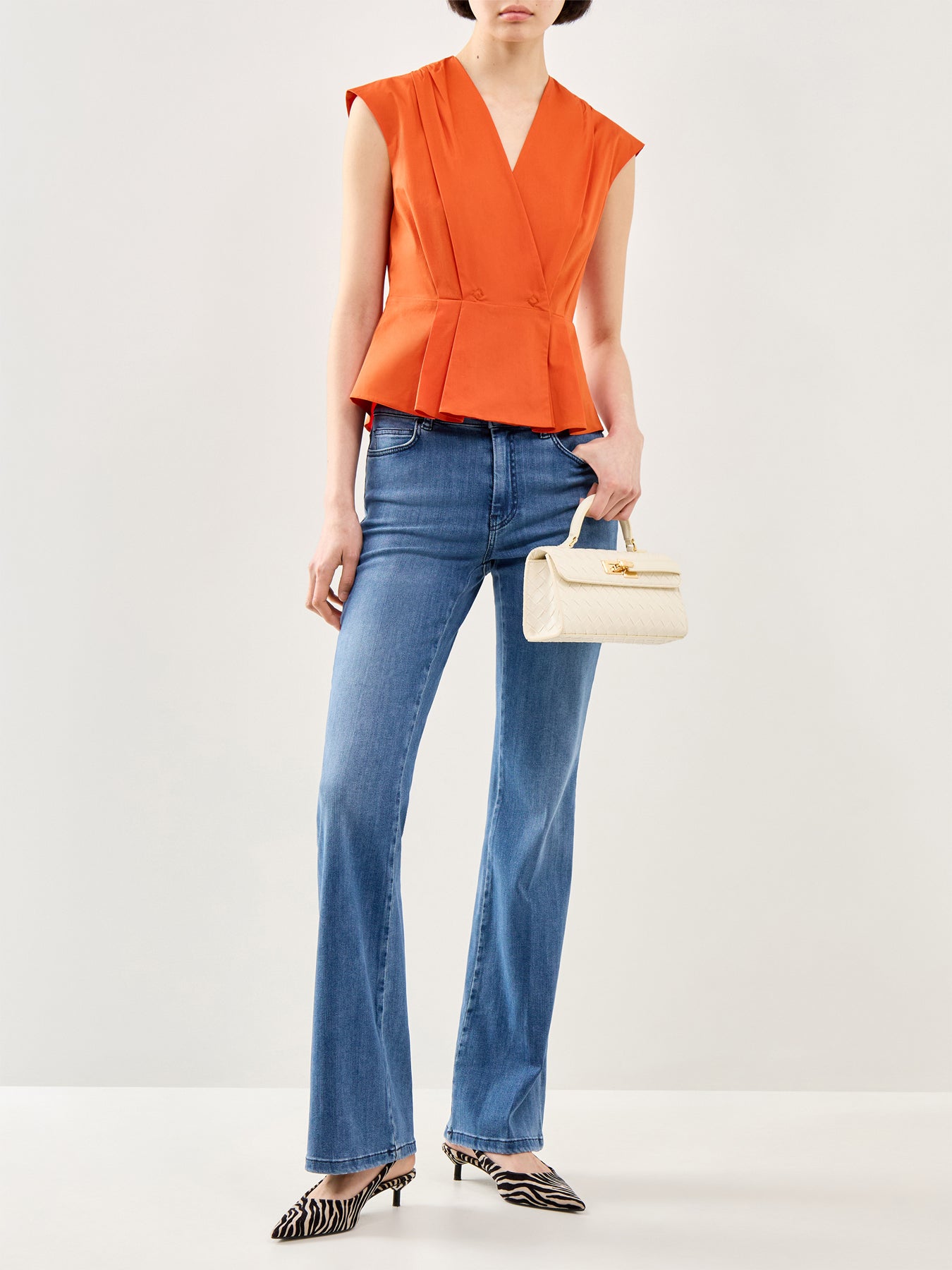 Denim Flared Jeans