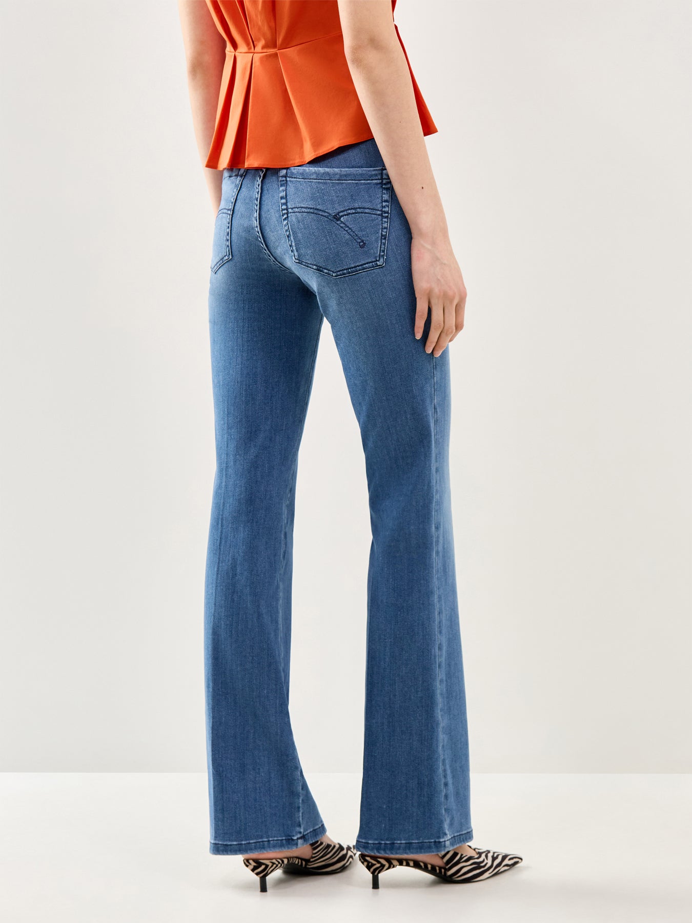 Denim Flared Jeans