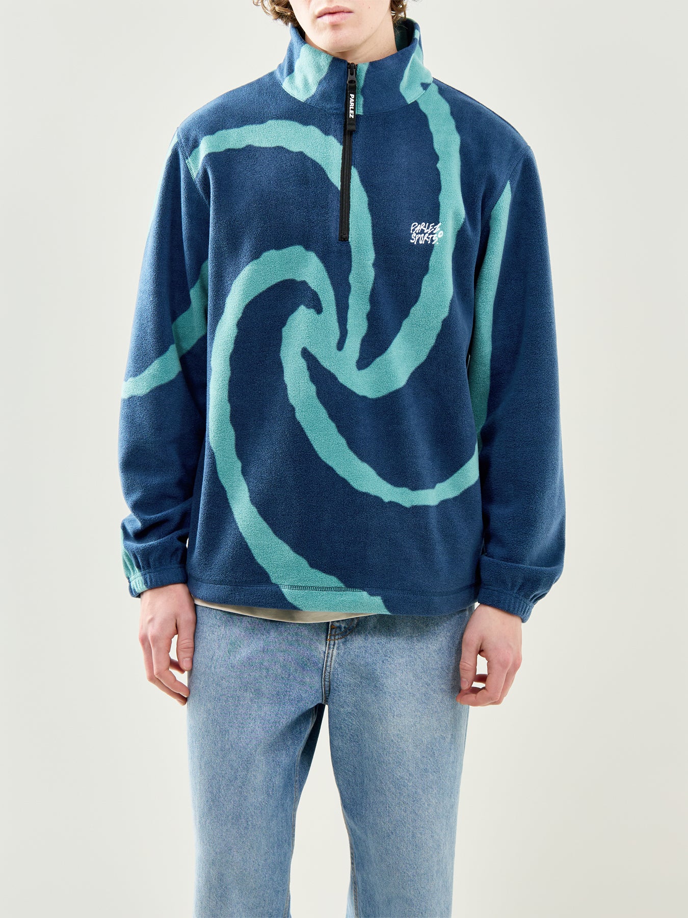 Chevy 1/4 Zip Fleece Blue