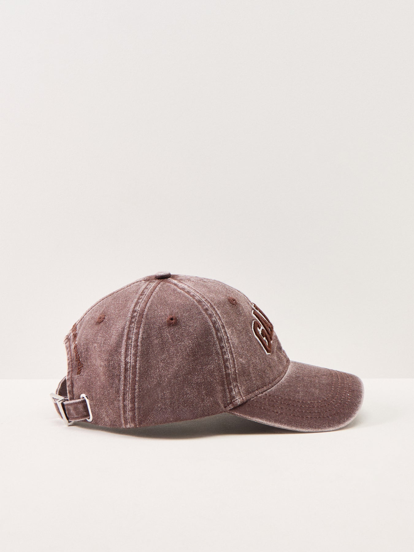 Washed Cotton Canvas Cap Khaki