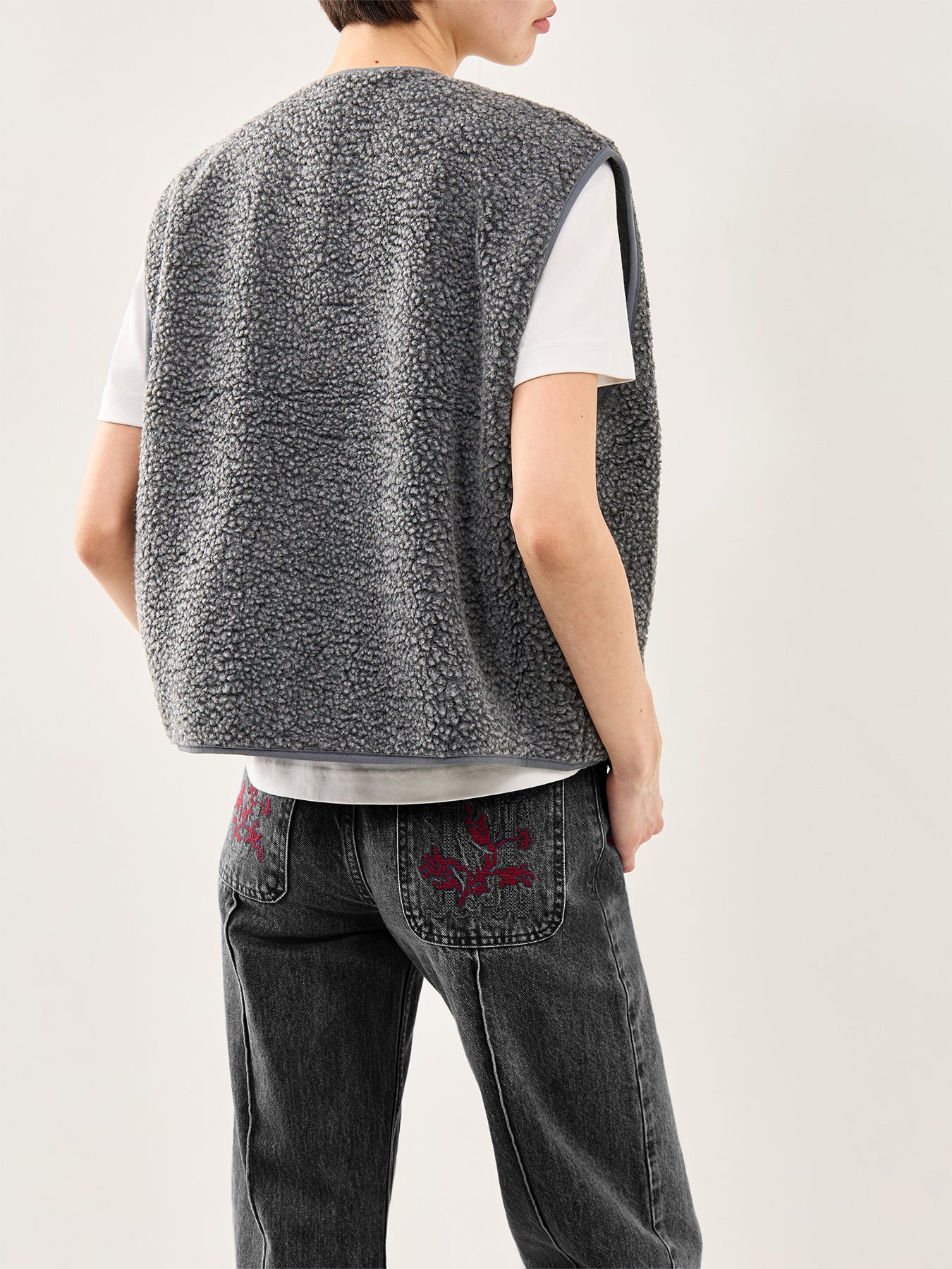 Hoktown Wool Gilet Beige