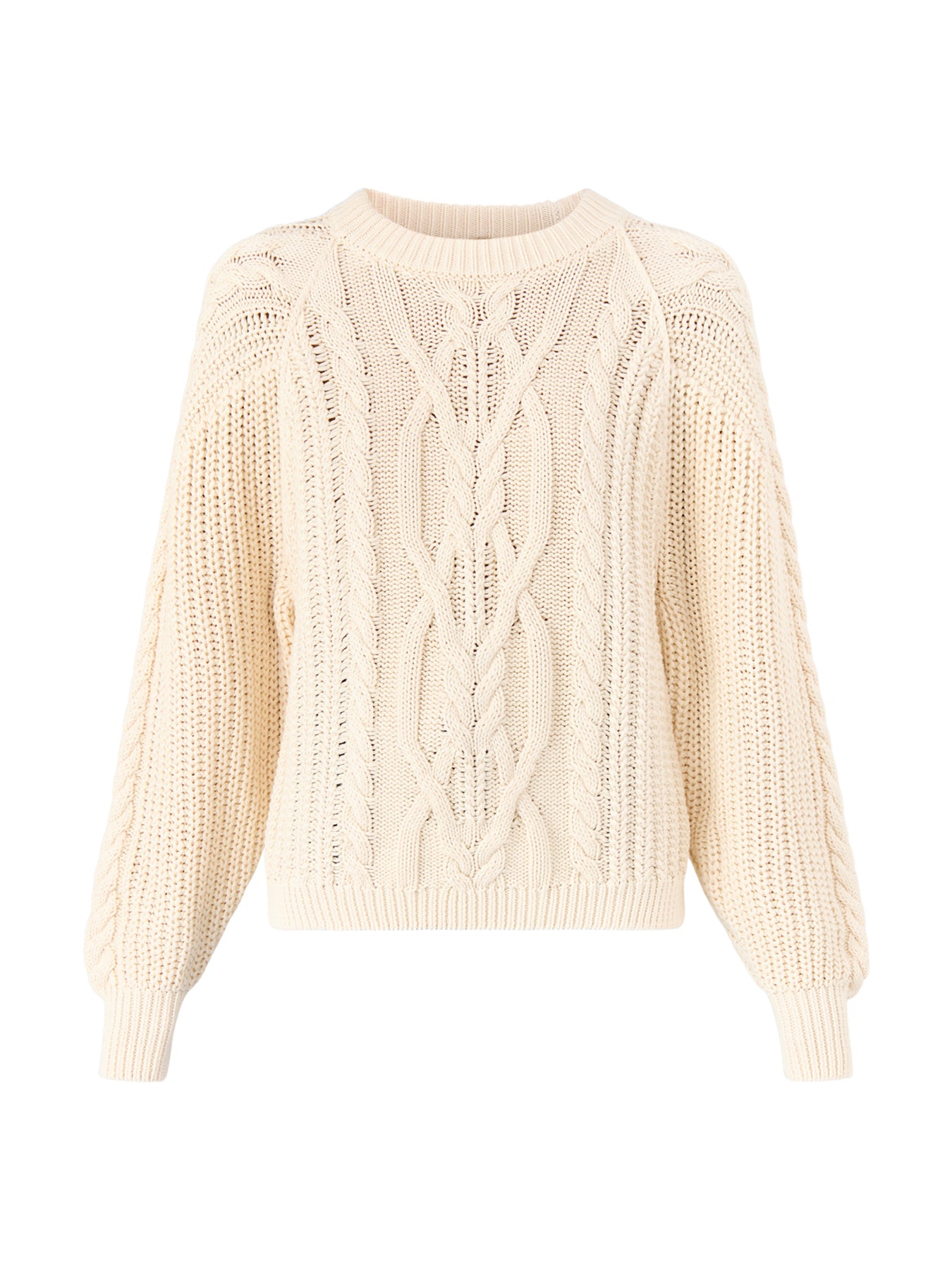 Frankie Cable Sweater Cream