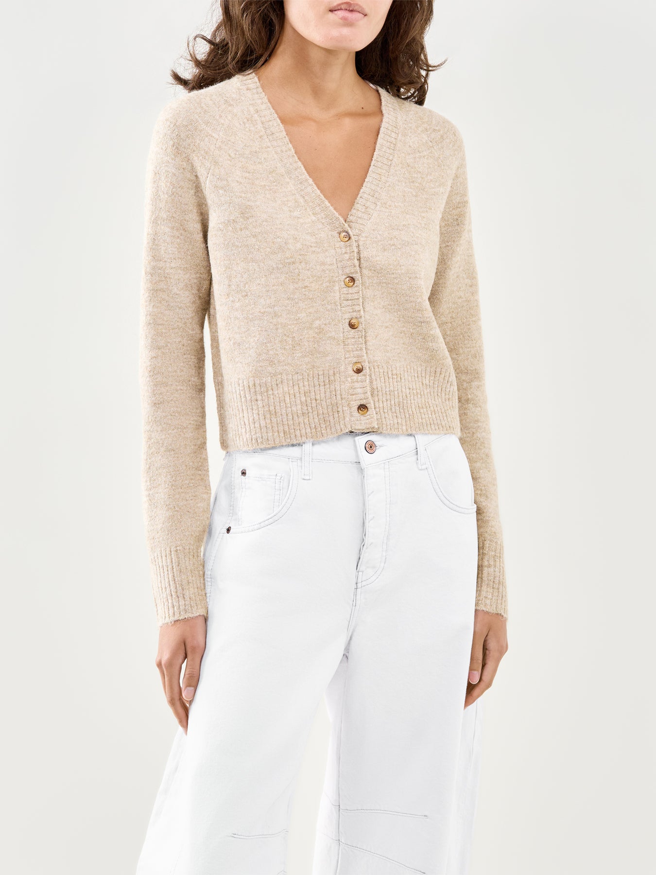 School Girl Cardigan Brown