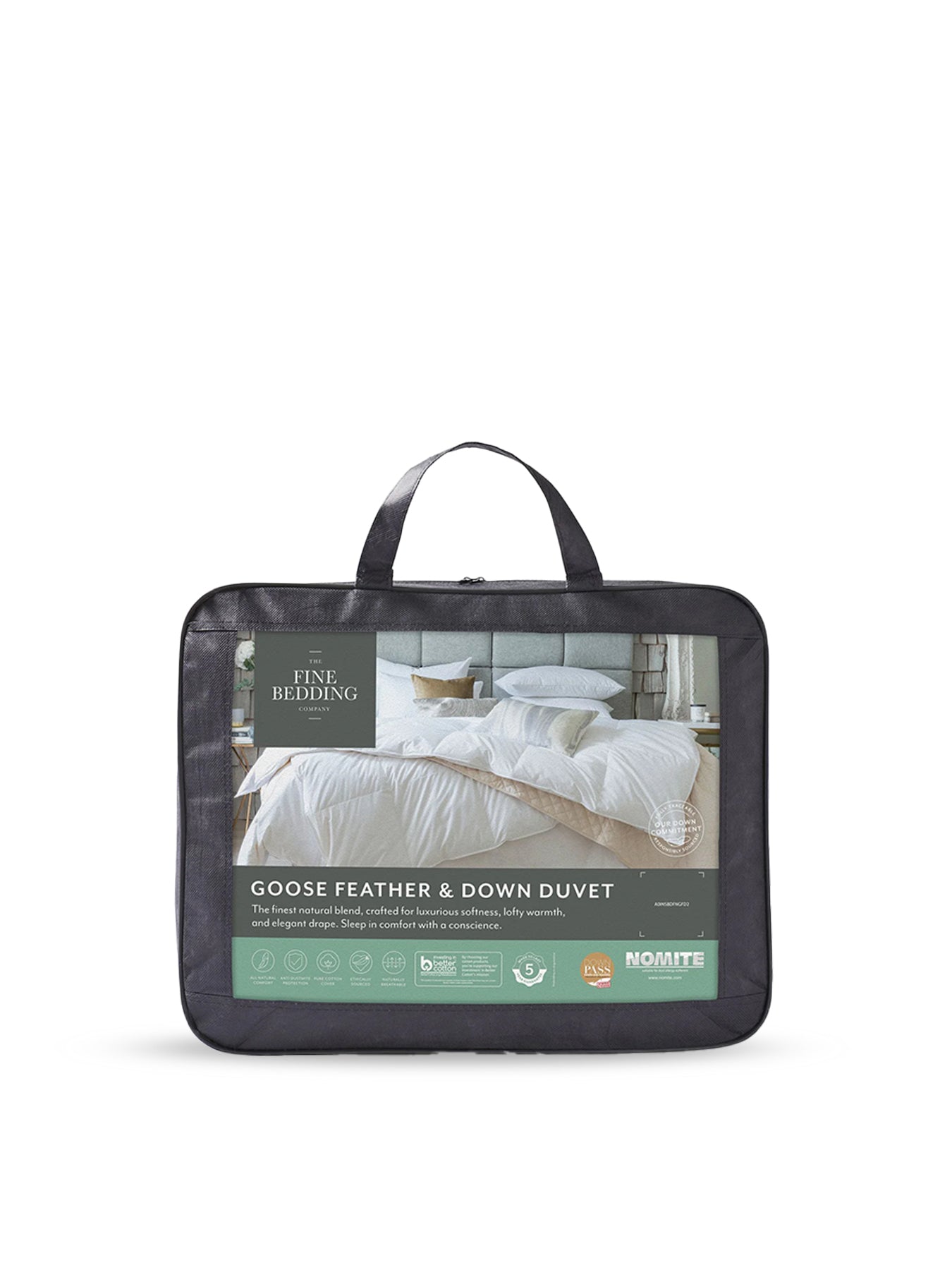 Goose Feather & Down Duvet All Seasons King White