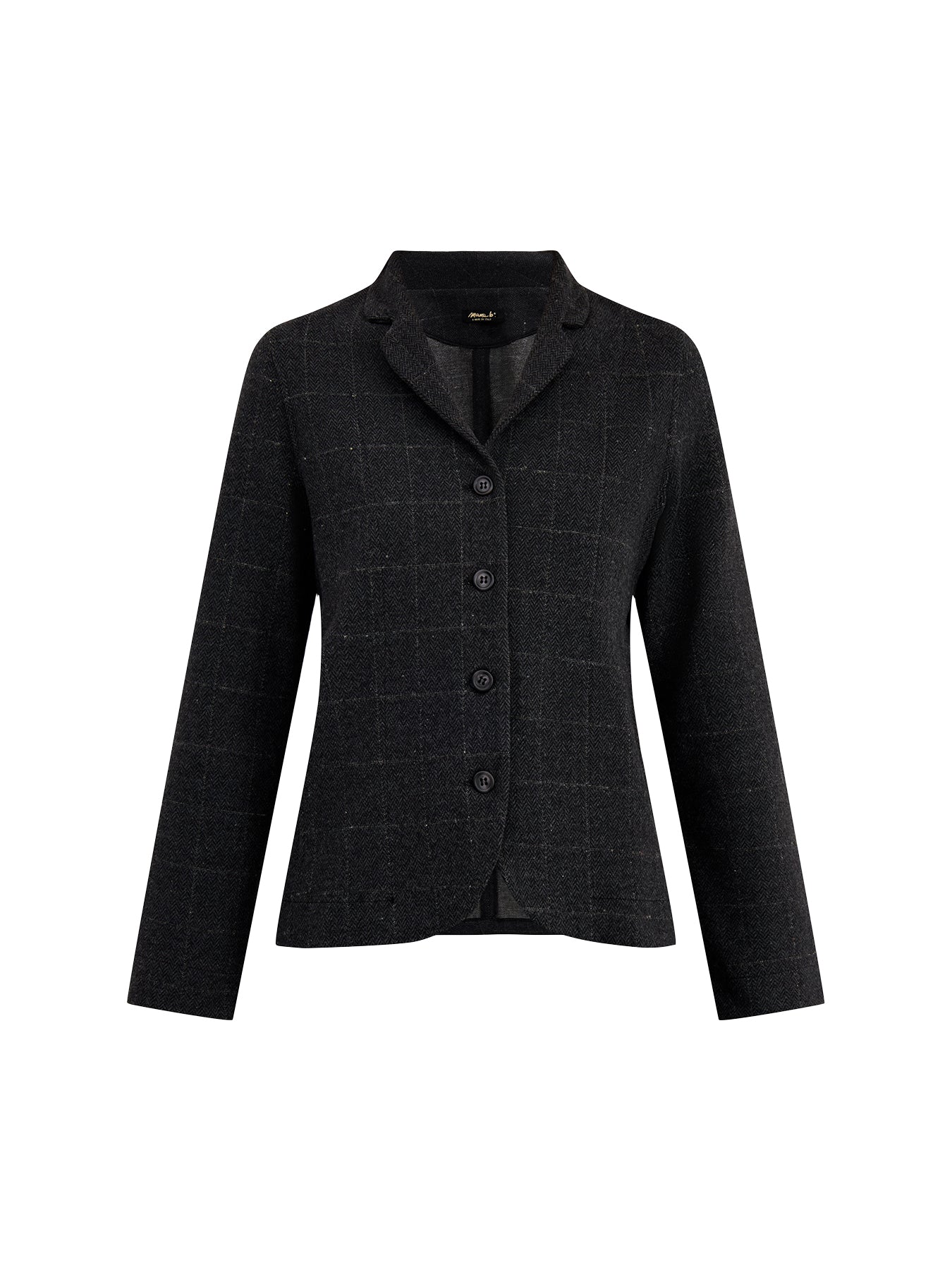 Herringbone Jacquard Blazer Grey