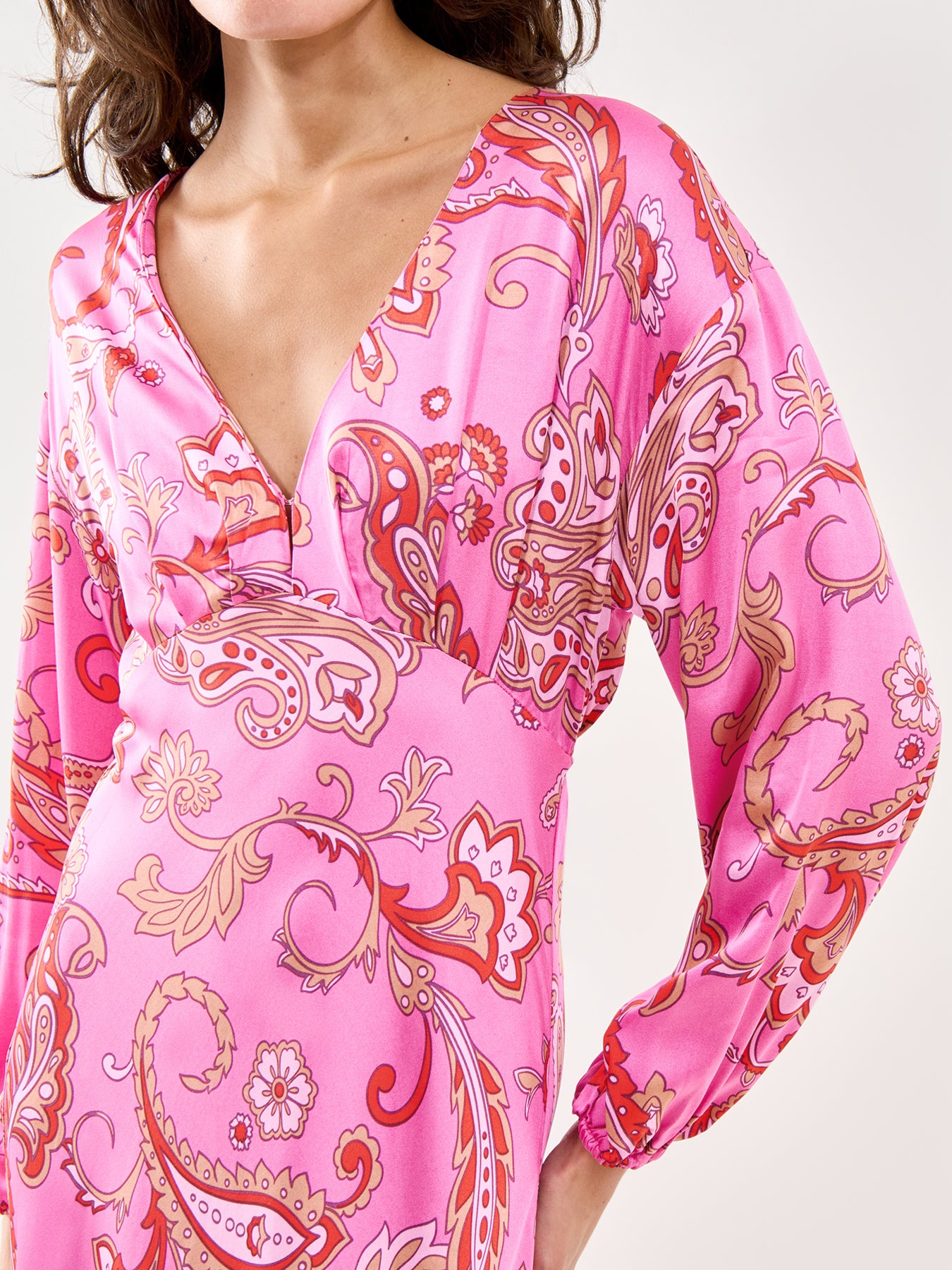 Pink Paisley Emma Dress Pink