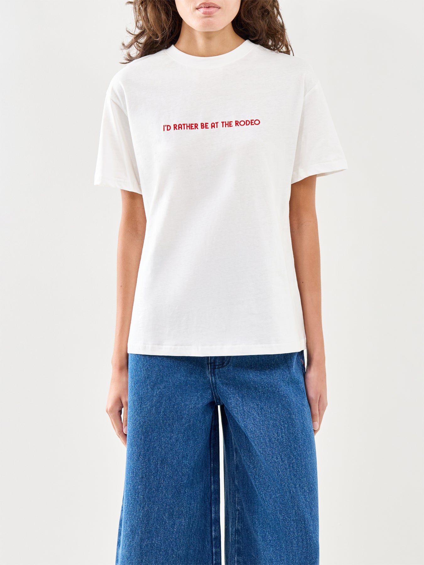 White Rodeo Graphic T-Shirt White