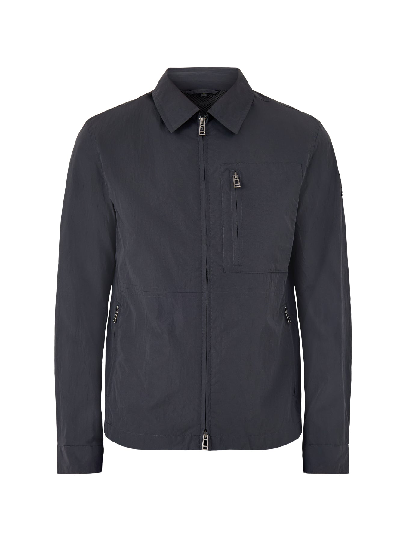 Grid Overshirt Black