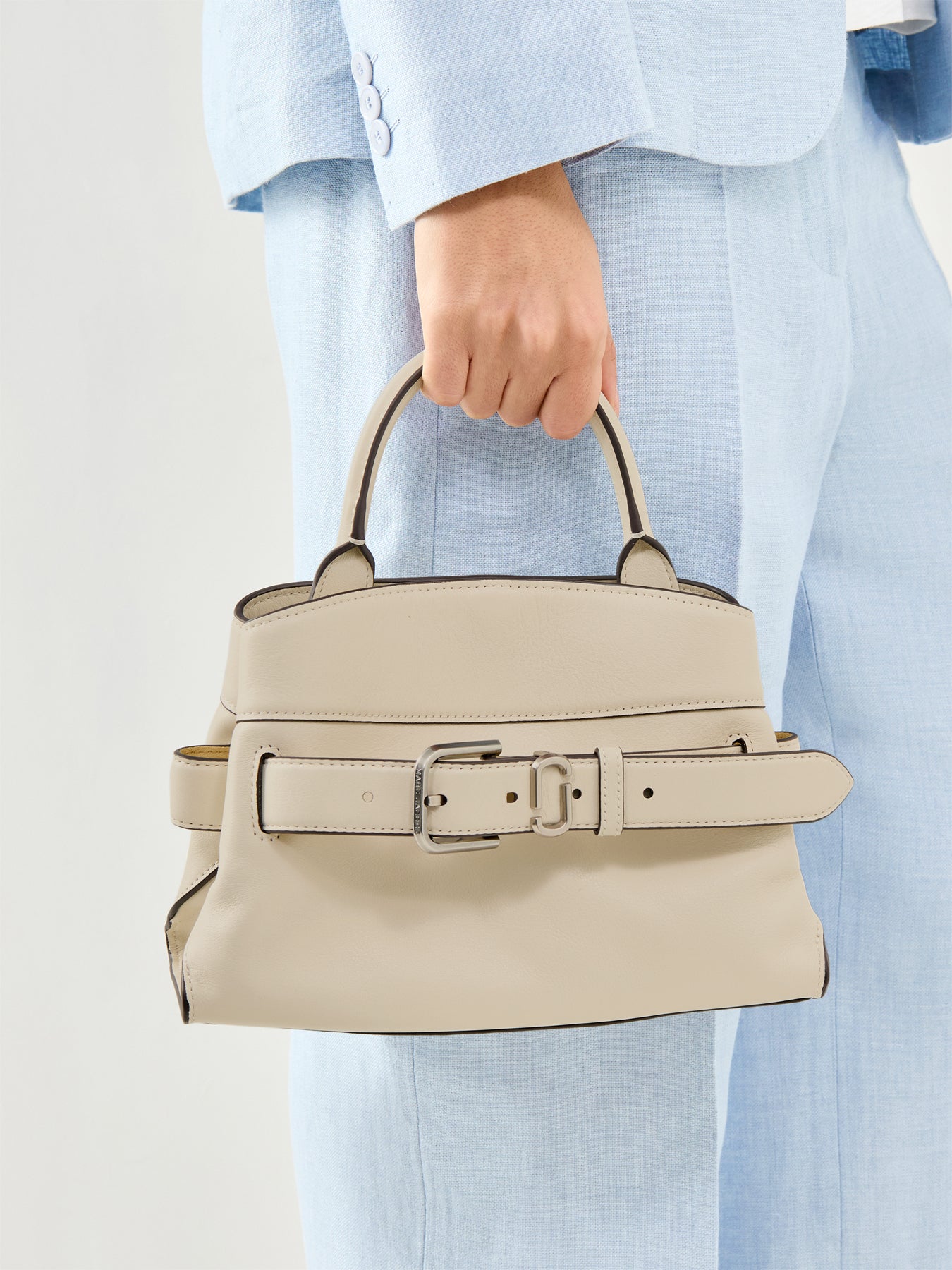 Dakota Small Satchel Bag Cream