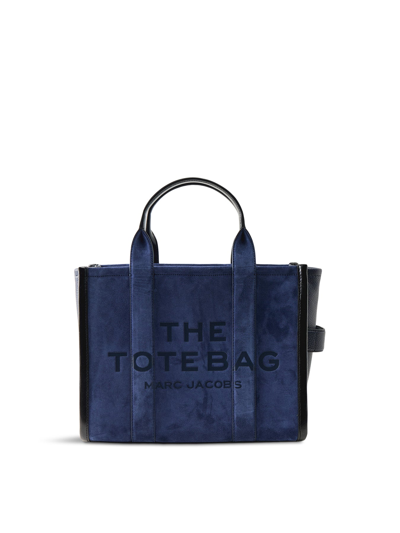 Suede Tote Bag Blue