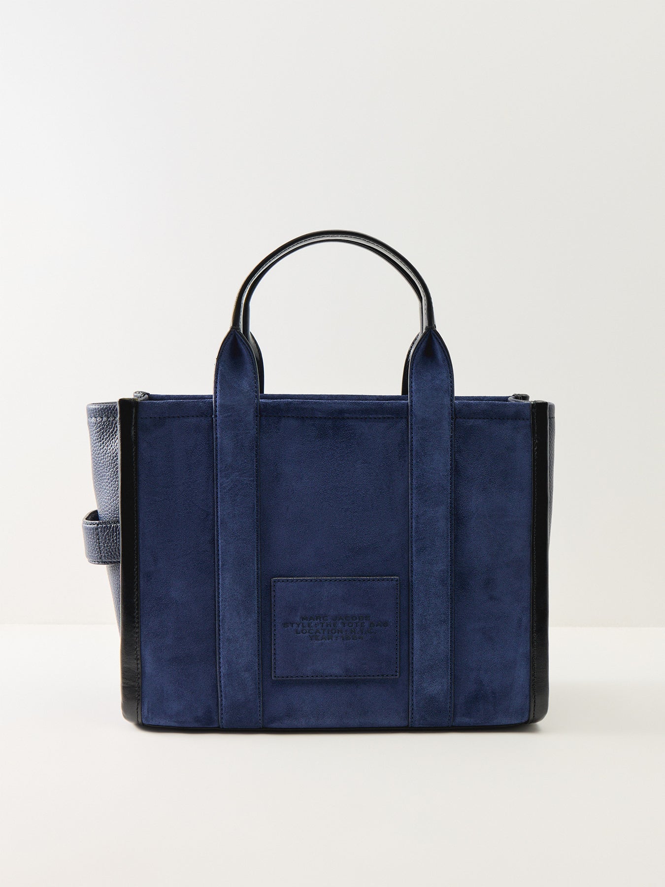 Suede Tote Bag Blue