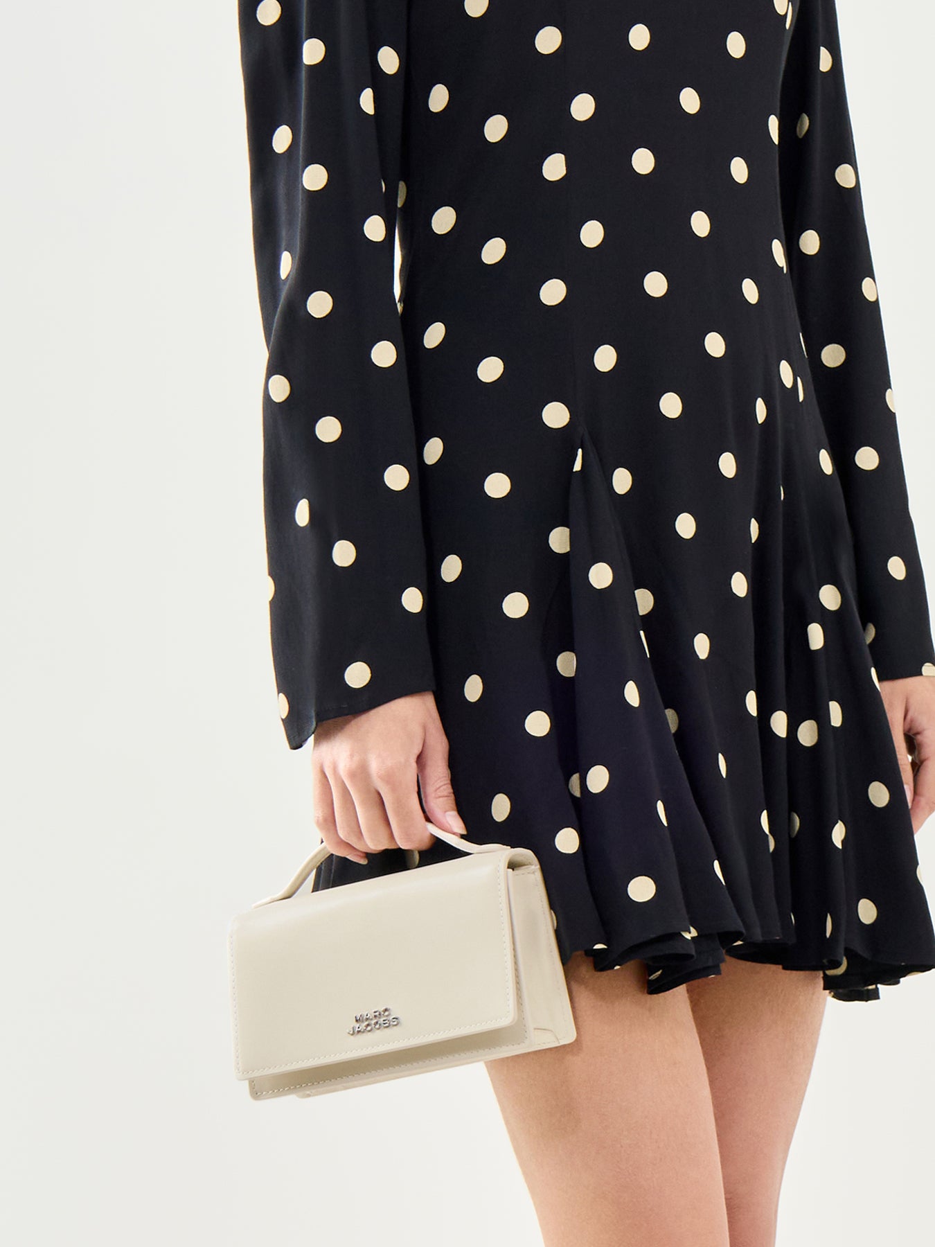 Glam Mirror Mini Bag White