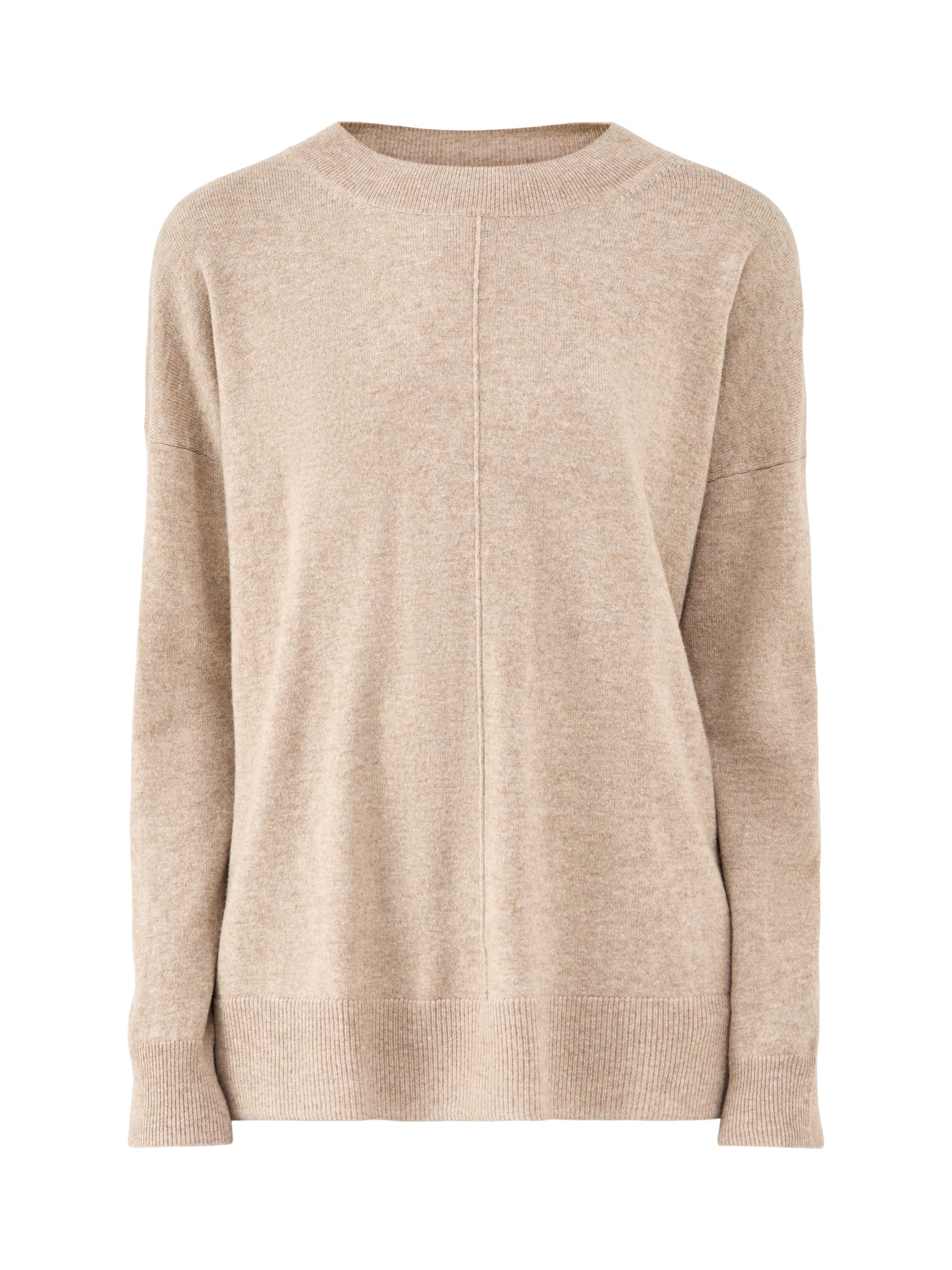 Wide Slouchy Jumper Beige