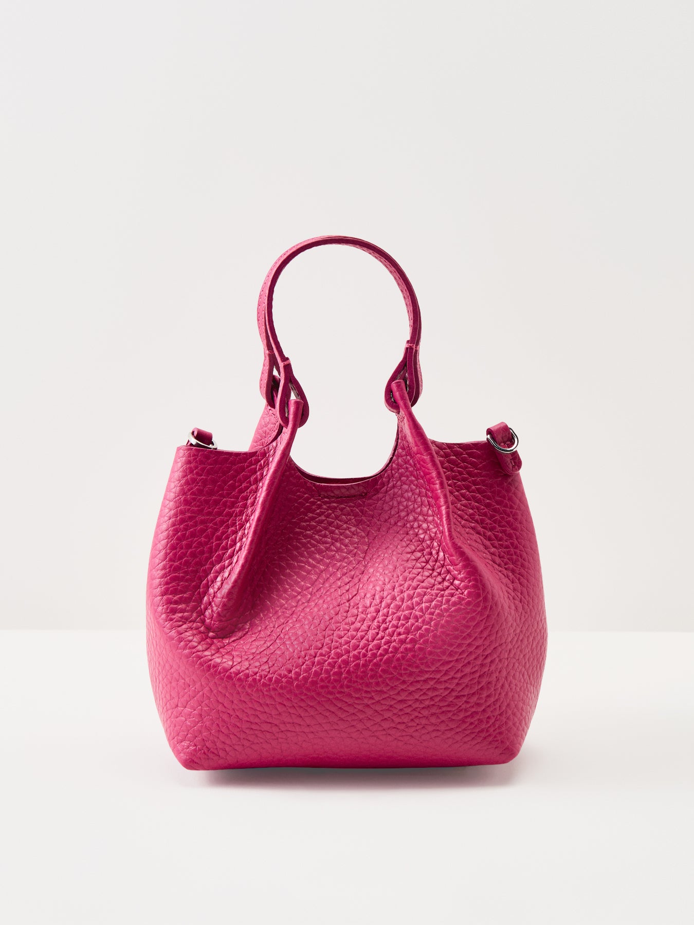 Dua Small Leather Crossbody Bag Pink