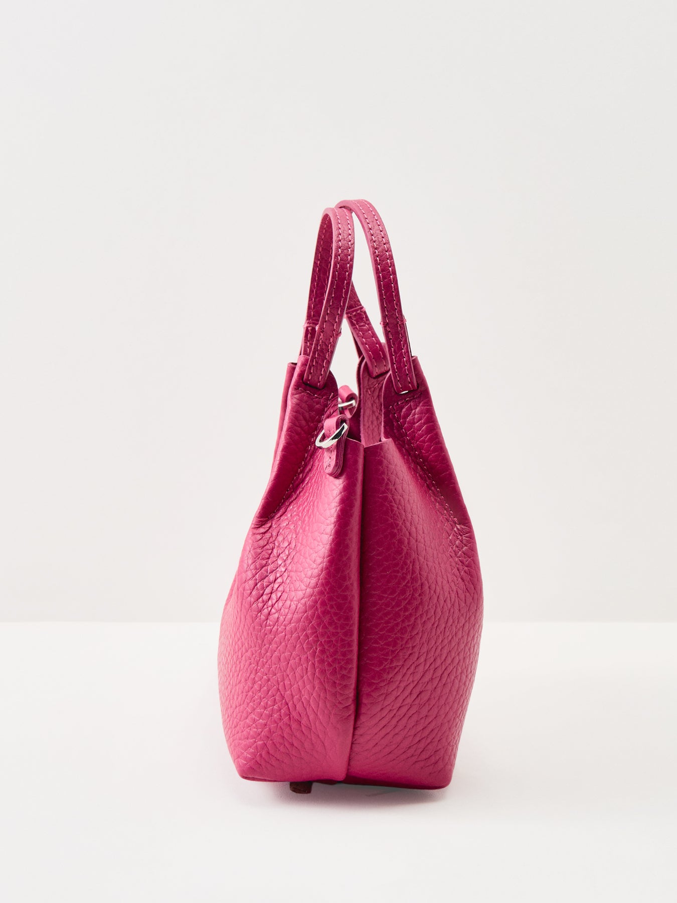 Dua Small Leather Crossbody Bag Pink