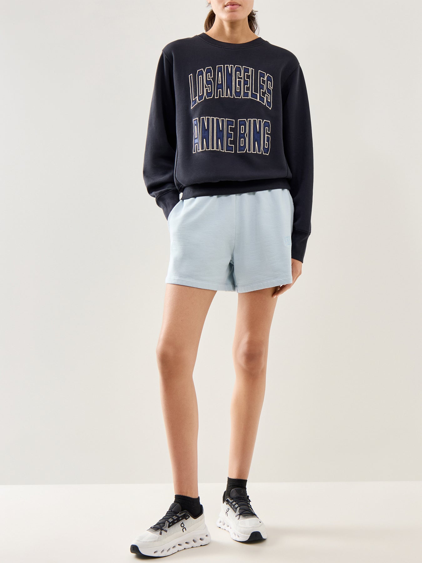 Harry Shrunken Logo Sweatshirt Black