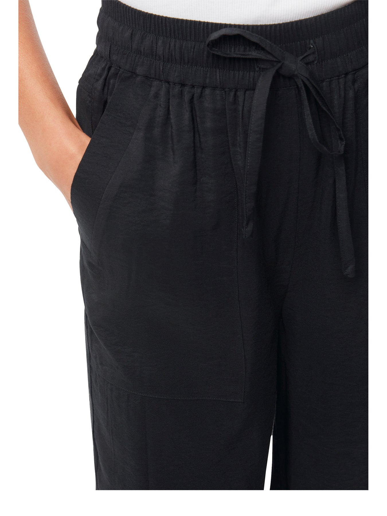 Tie Waist Trouser Black