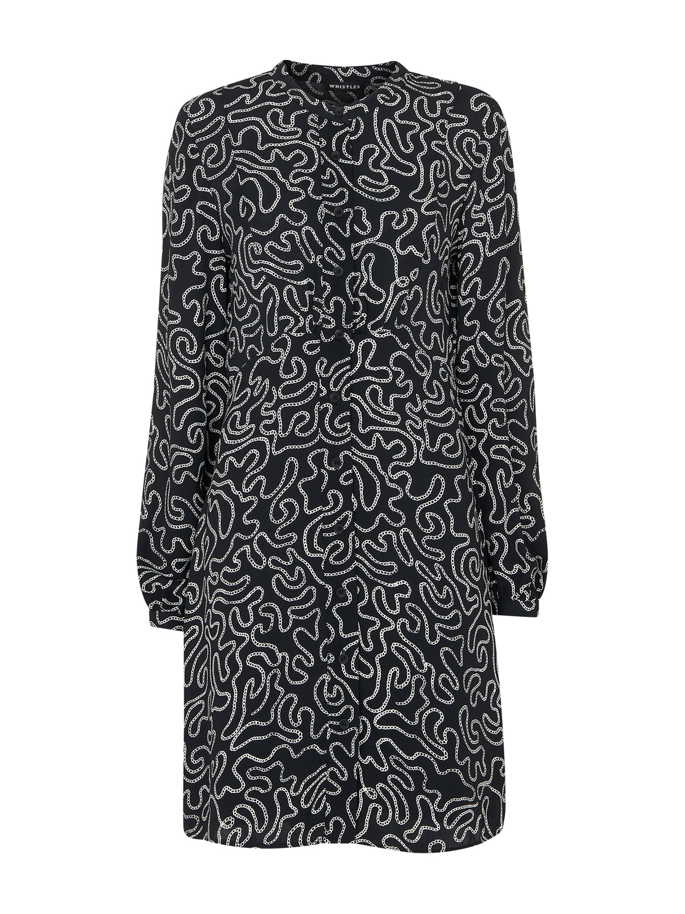 Chain Print Flippy Dress