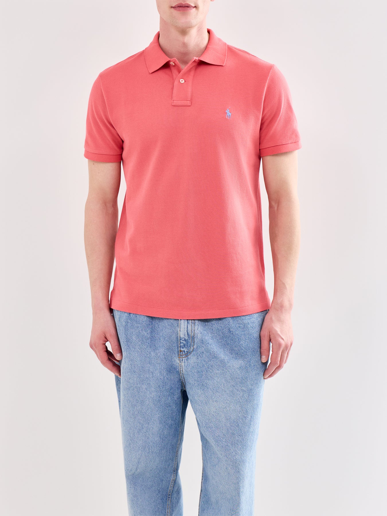 Custom Fit Polo Shirt Red