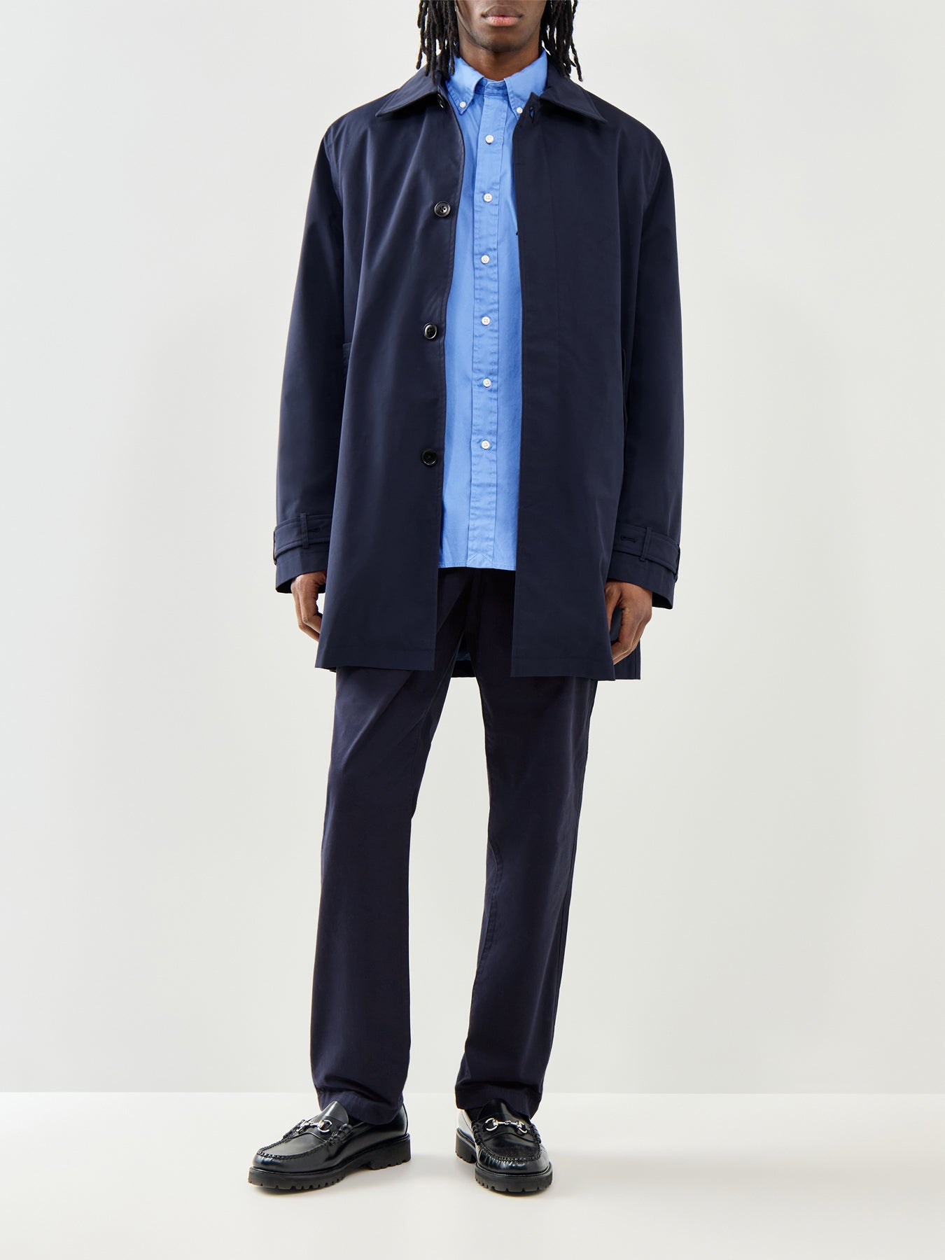 Ralph Lauren Custom Fit Twill Shirt Nimes Blue