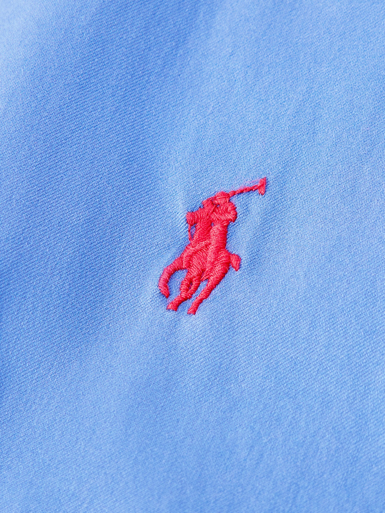 Ralph Lauren Custom Fit Twill Shirt Nimes Blue
